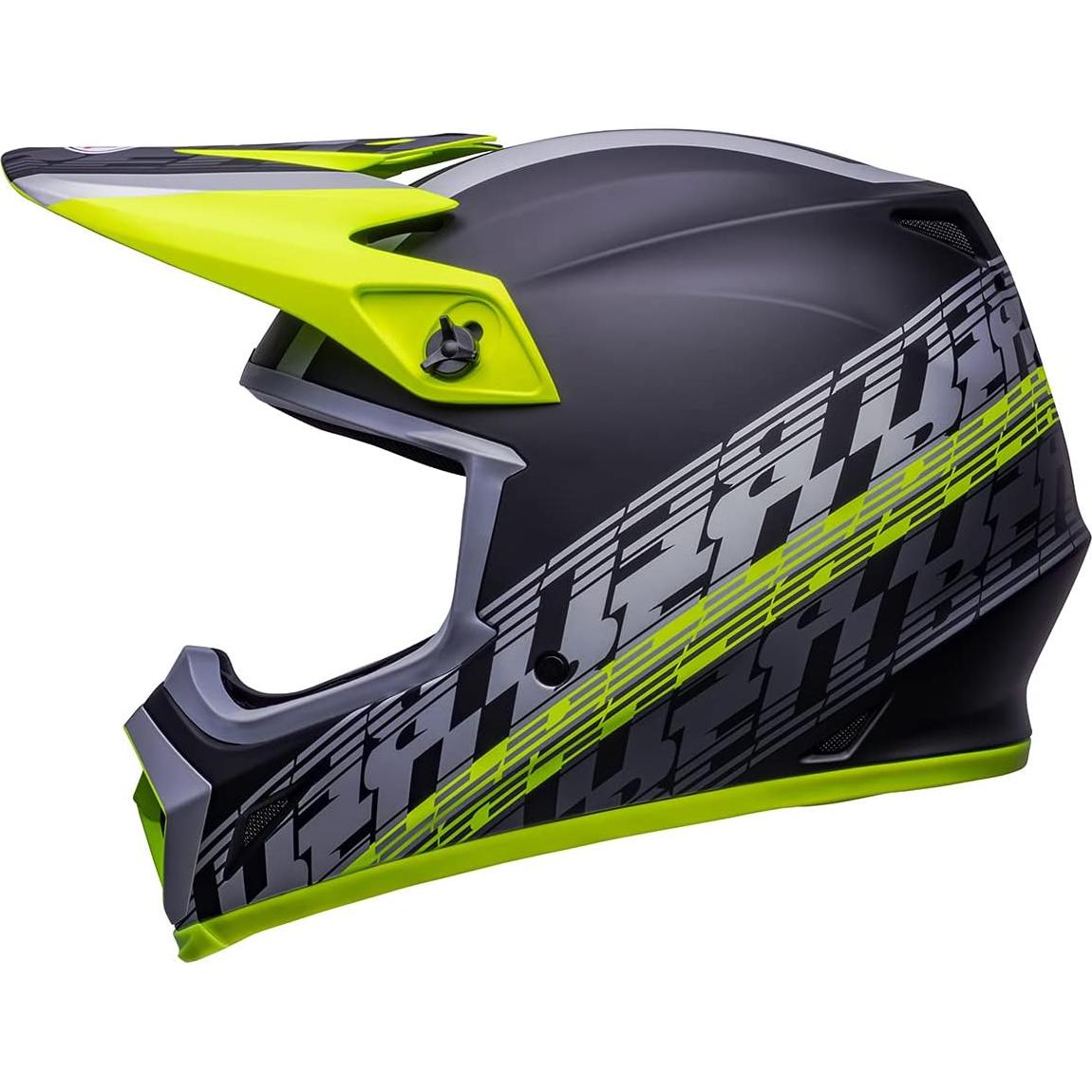 Casco de Motocross BELL MX-9 MIPS X-Large Negro Amarillo