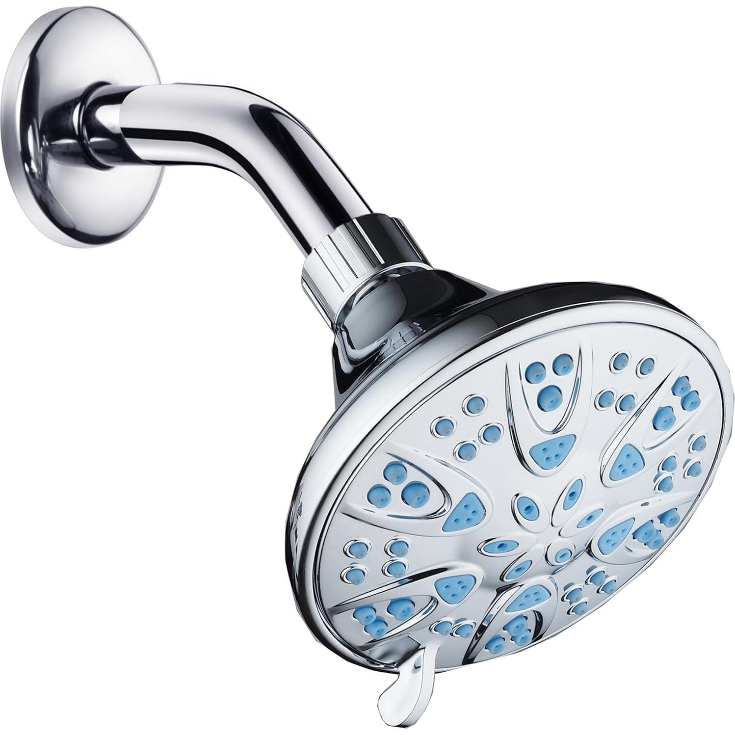 Cabezal de Ducha AquaDance 5504 4" Antimicrobiano 6 Configuraciones