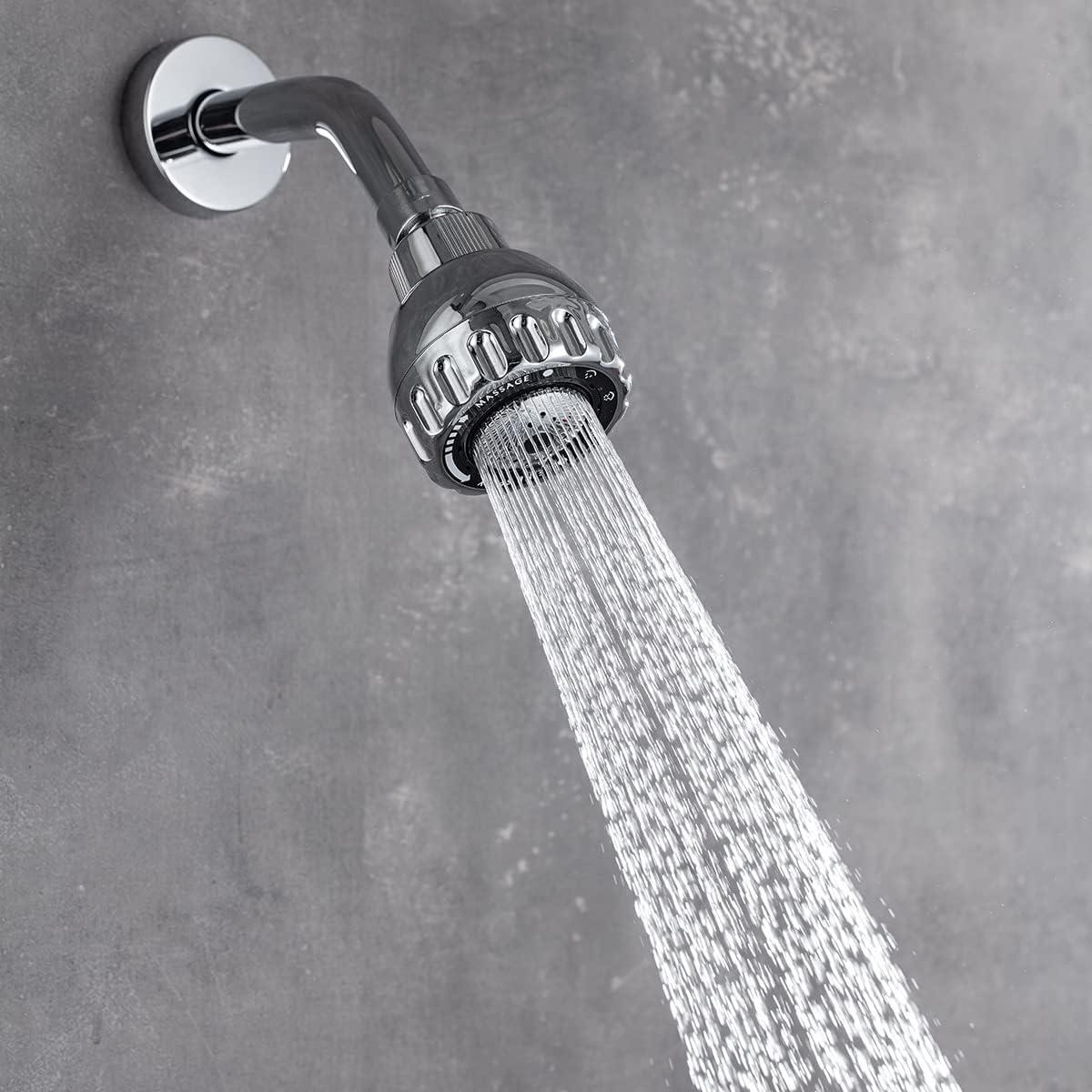 Cabezal de Ducha Alta Presión Techzm 3 Configuraciones Cromo