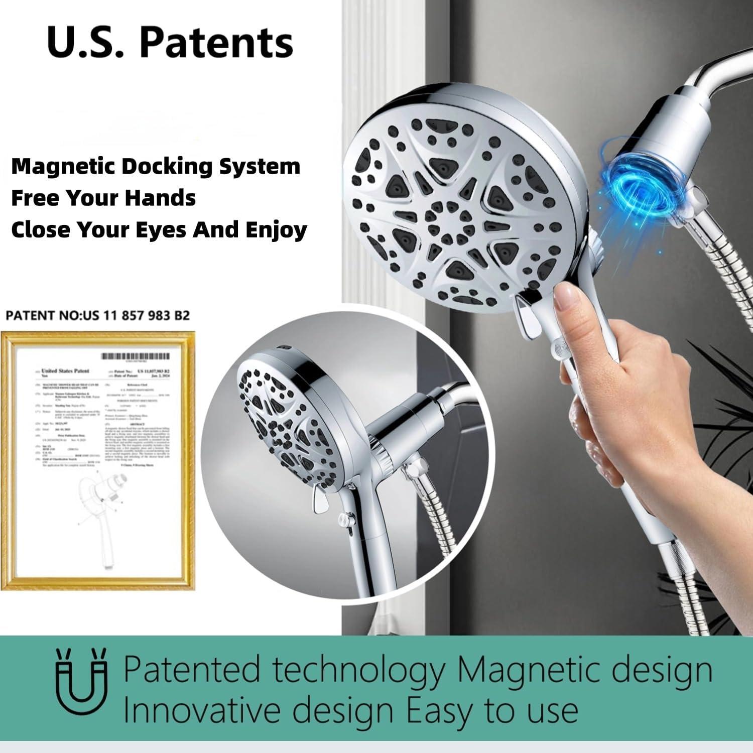 Cabezal de Ducha Filtrado Evoifun 10 Configuraciones 182.88 cm