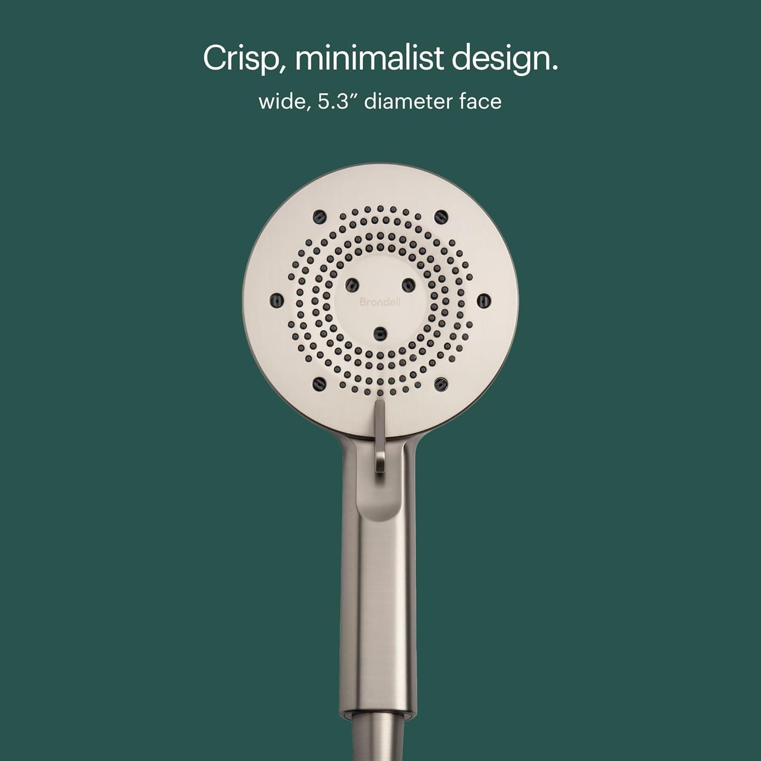 Cabezal de Ducha de Mano Brondell Nebia Yuba Cromo 5 Configuraciones