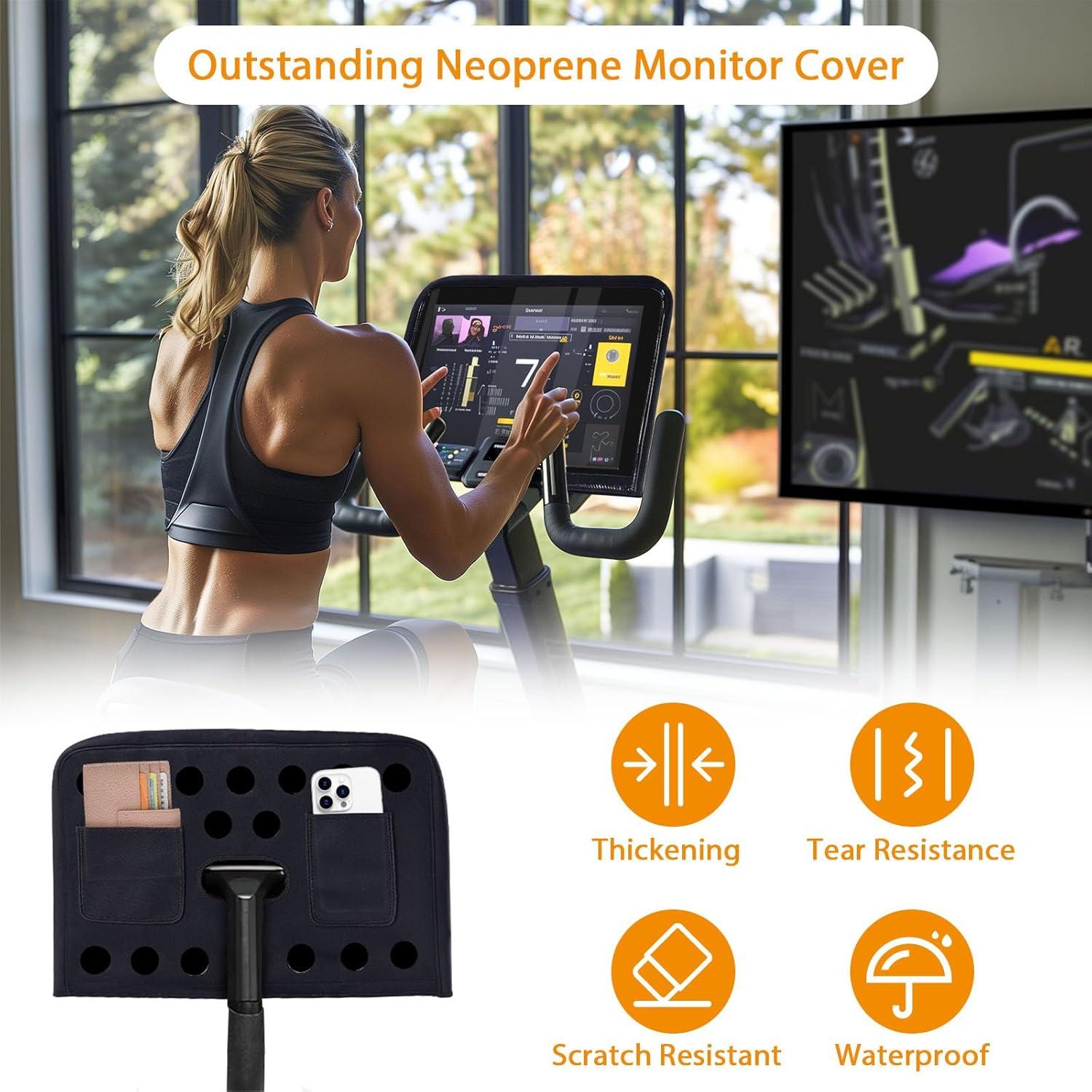 Cubierta de Pantalla Neopreno GRABADO para Bicicleta Peloton+