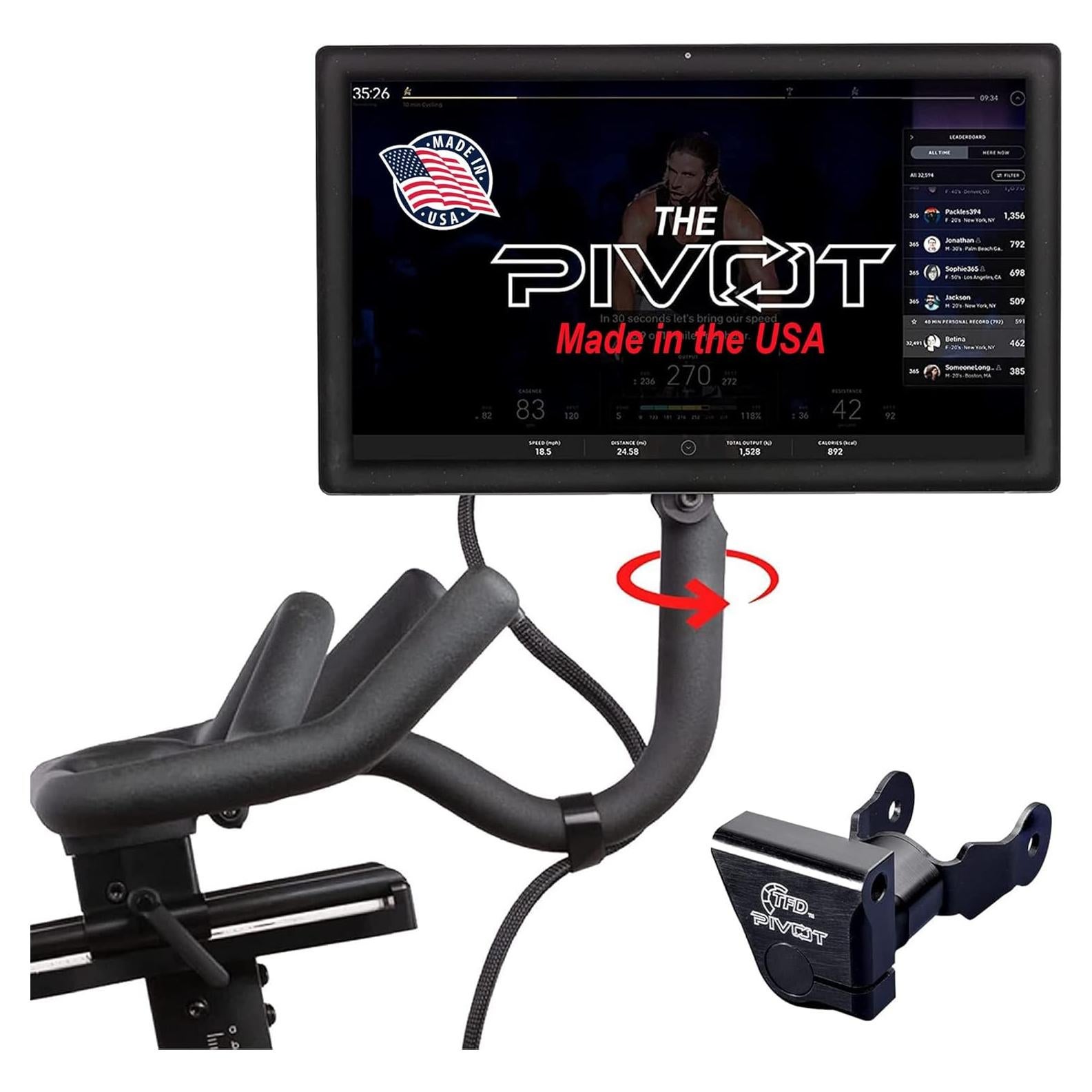 Soporte Giratorio TFD para Pantalla Peloton - Ajuste 360°