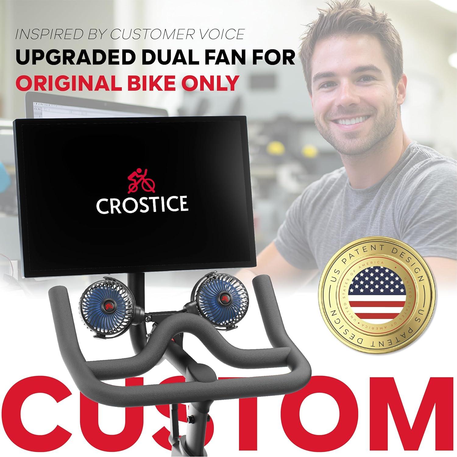 Ventilador Doble Crostice DFAN para Bicicleta Original 220V