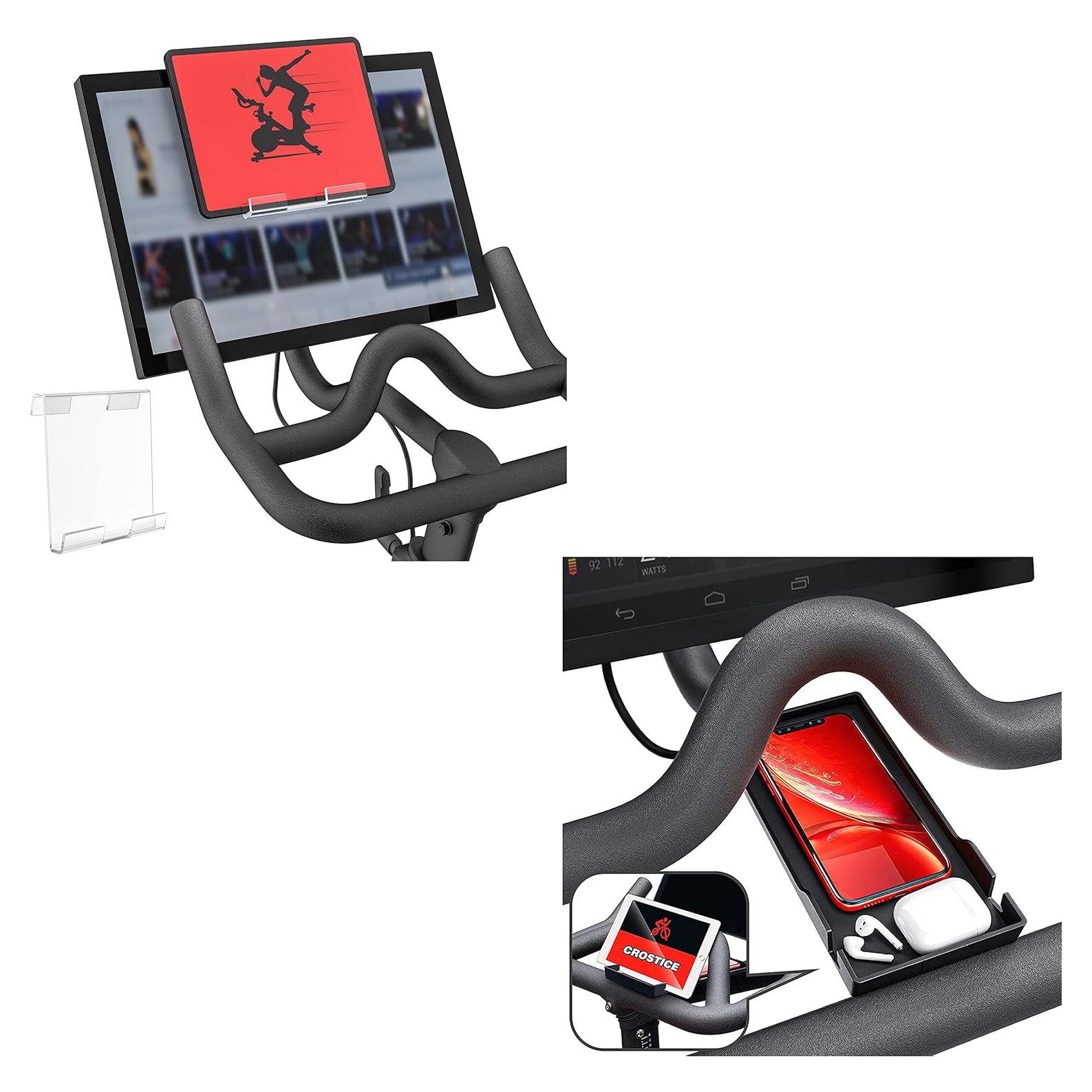 Phone Holder & Tablet Holder Mount Compatible with OG Bike & Bike Plus Accessories, Tablet Stand Compatible with Peloton Row & Tread