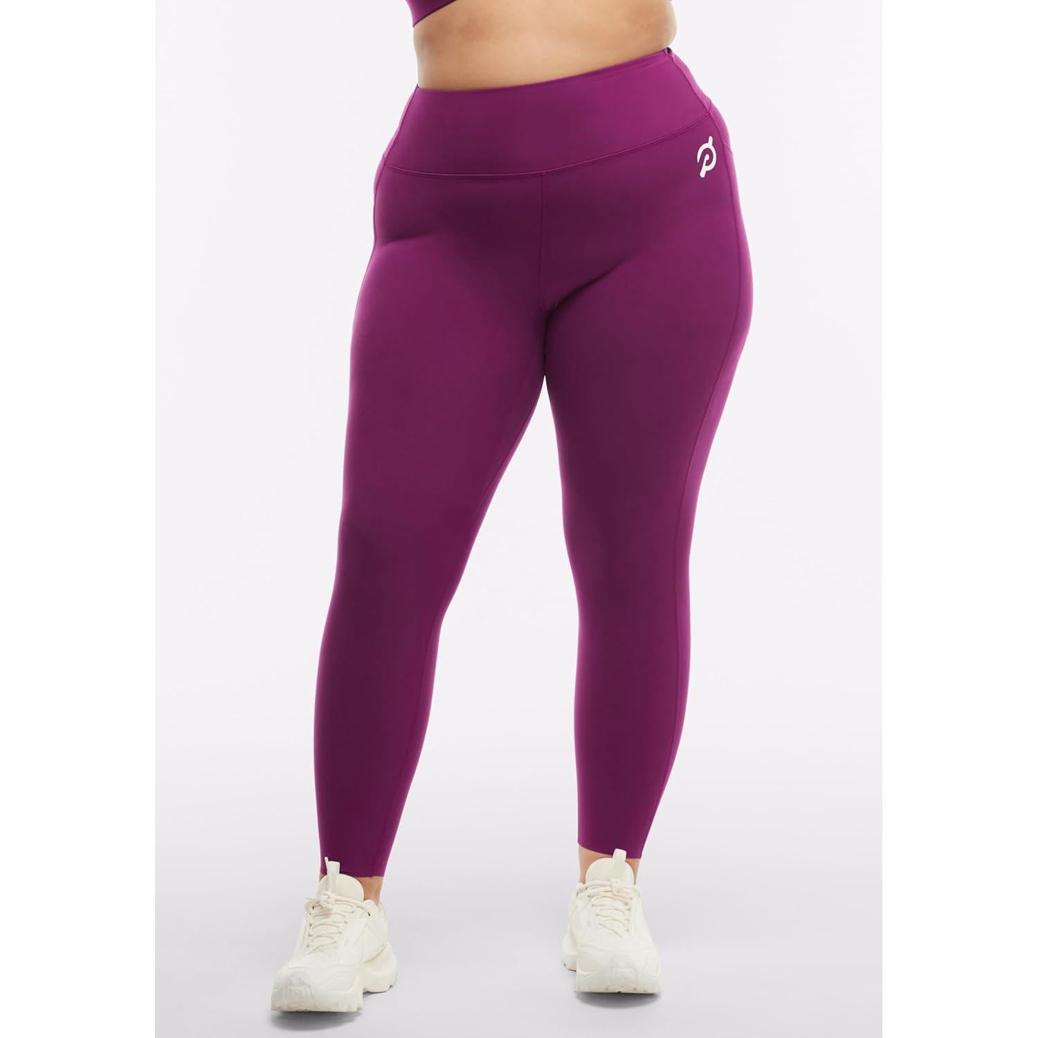Leggings de Cintura Alta con Bolsillo Peloton Mujer Ciruela