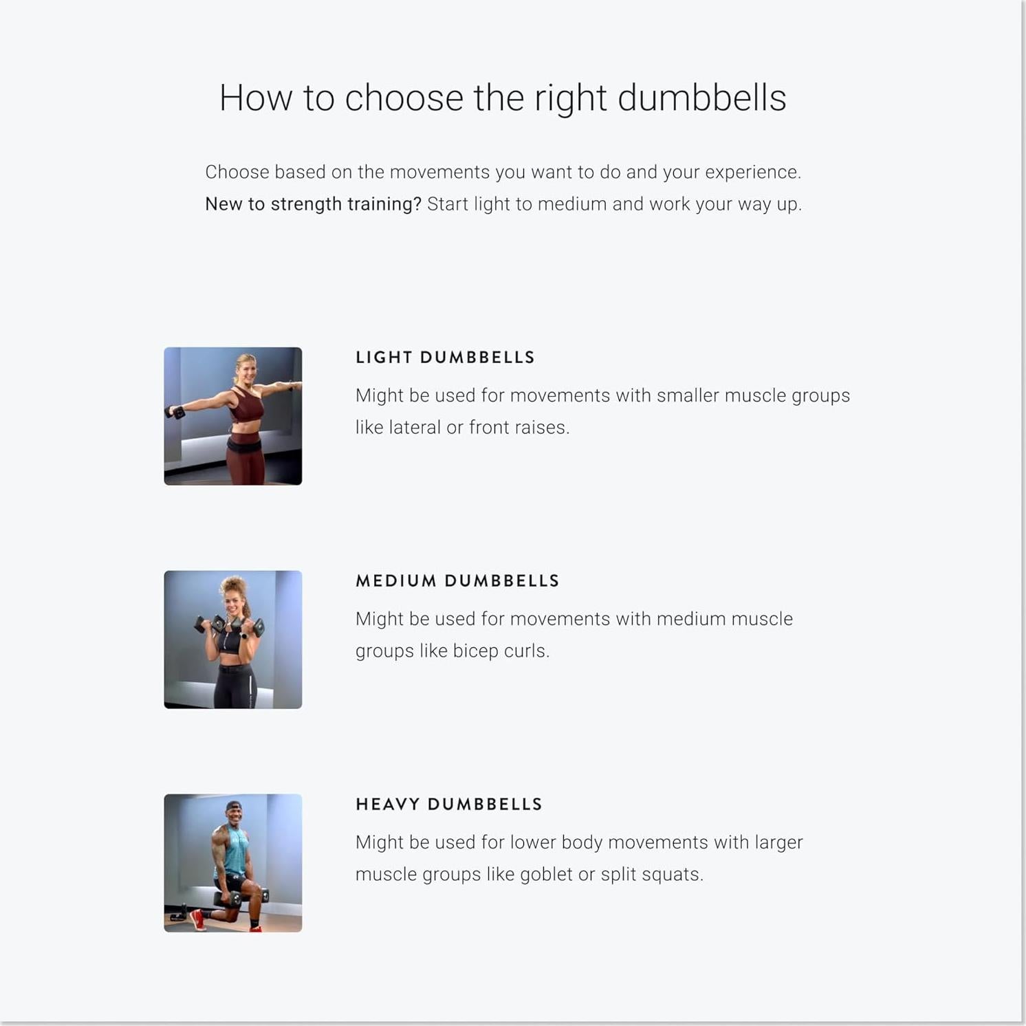 Pesas Peloton 9.07 kg | Hierro fundido con recubrimiento PU