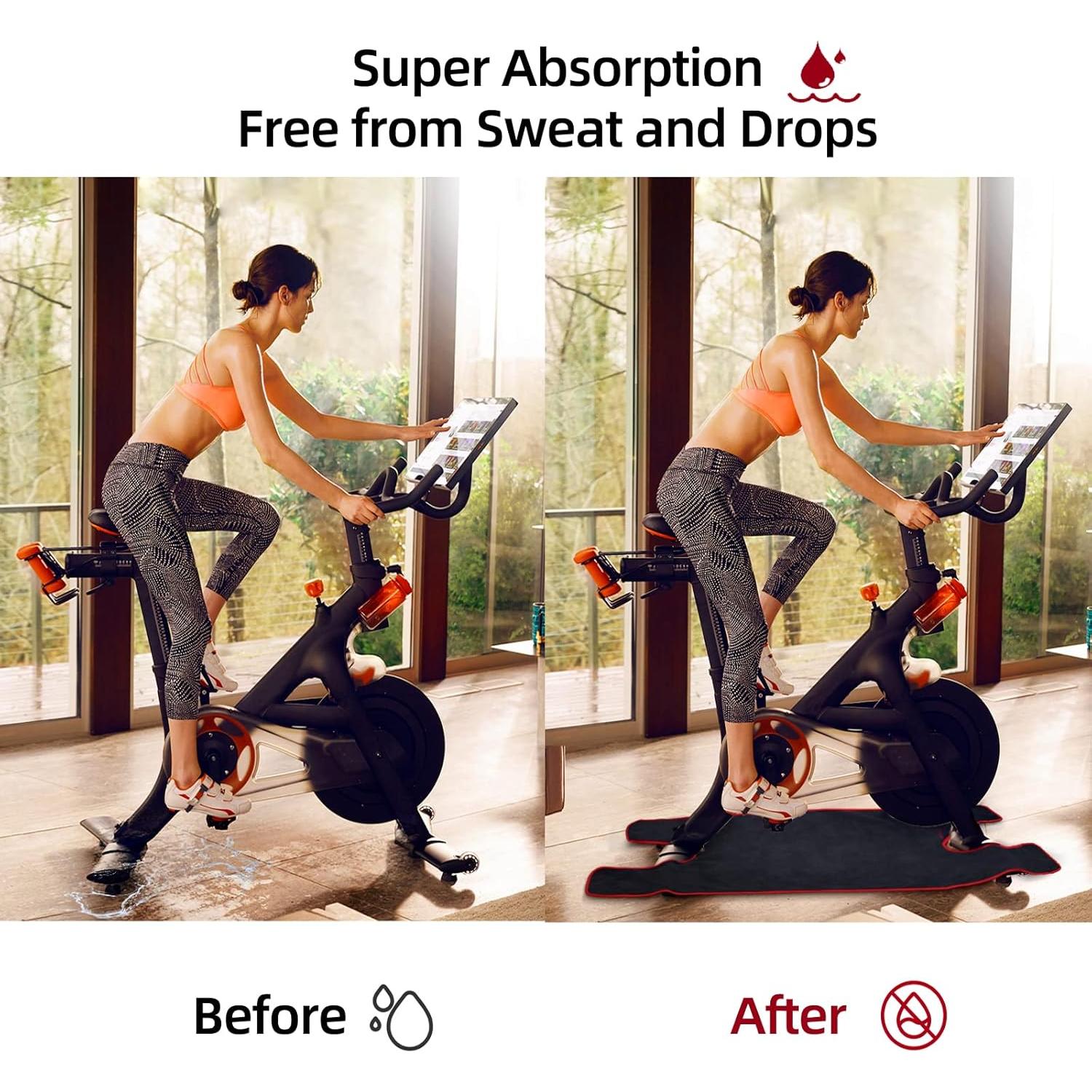 Toalla de Sudor Antideslizante DoceMora para Bicicleta Peloton