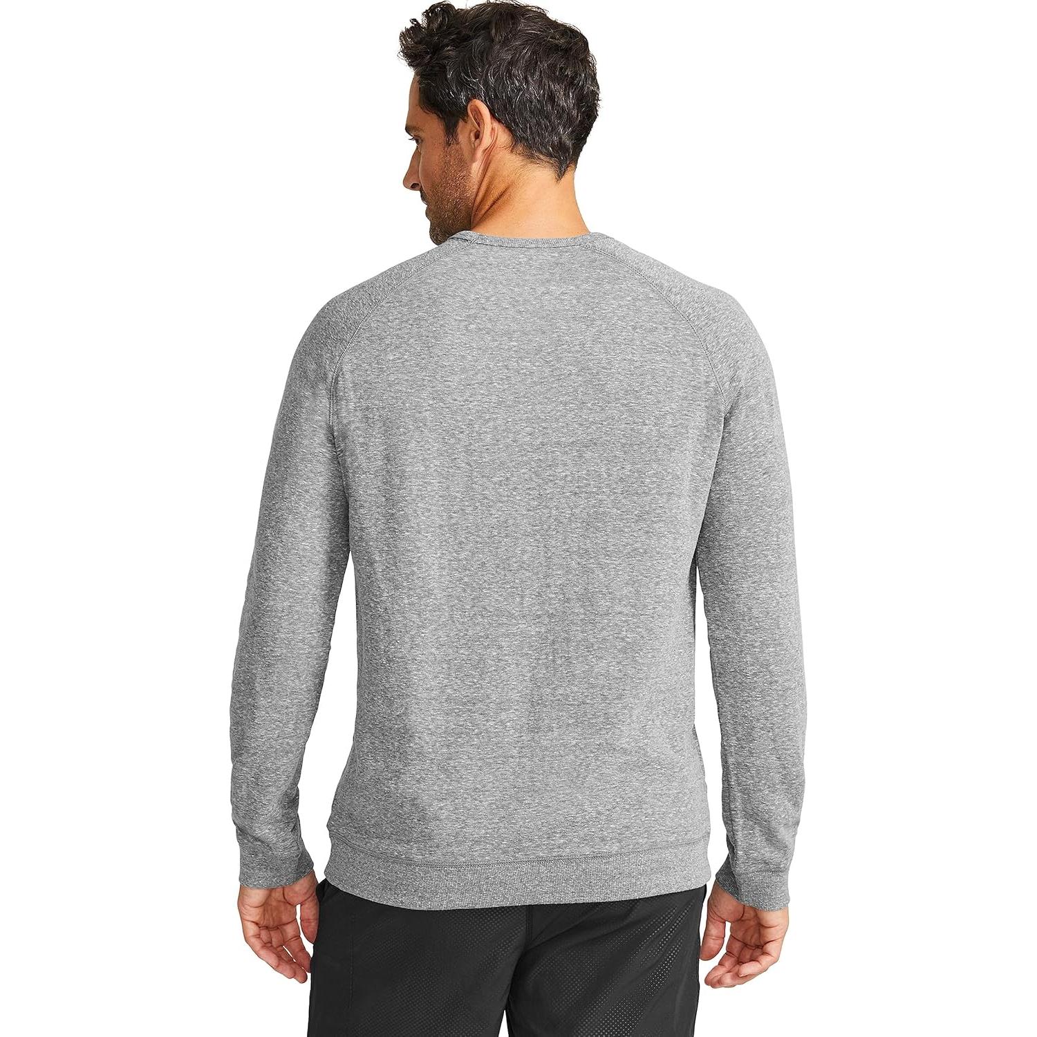 Sudadera Unisex Peloton de Forro Polar Gris Jaspeado X-Grande
