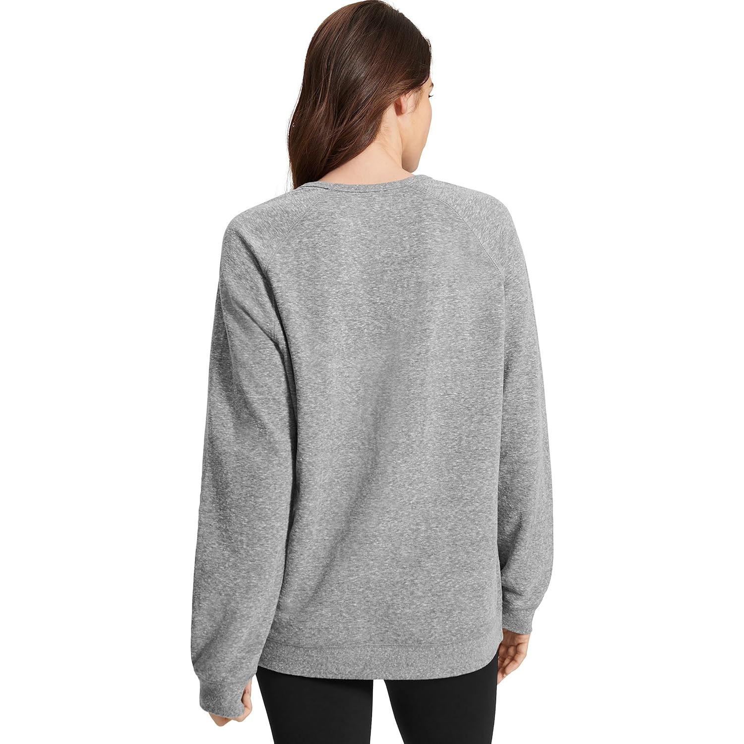 Sudadera Unisex Peloton de Forro Polar Gris Jaspeado X-Grande