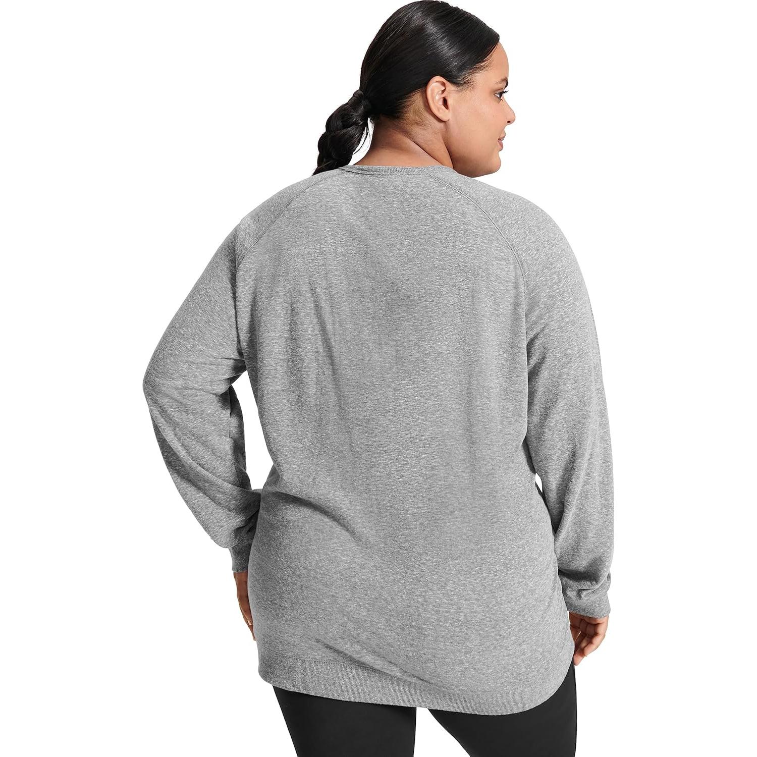 Sudadera Unisex Peloton de Forro Polar Gris Jaspeado X-Grande