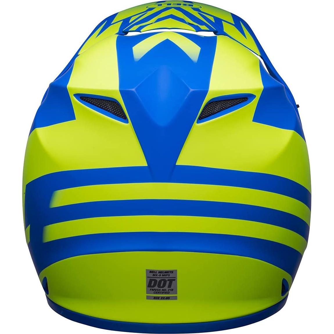 Casco de Motocross BELL MX-9 MIPS Disrupt Azul 2,22 kg