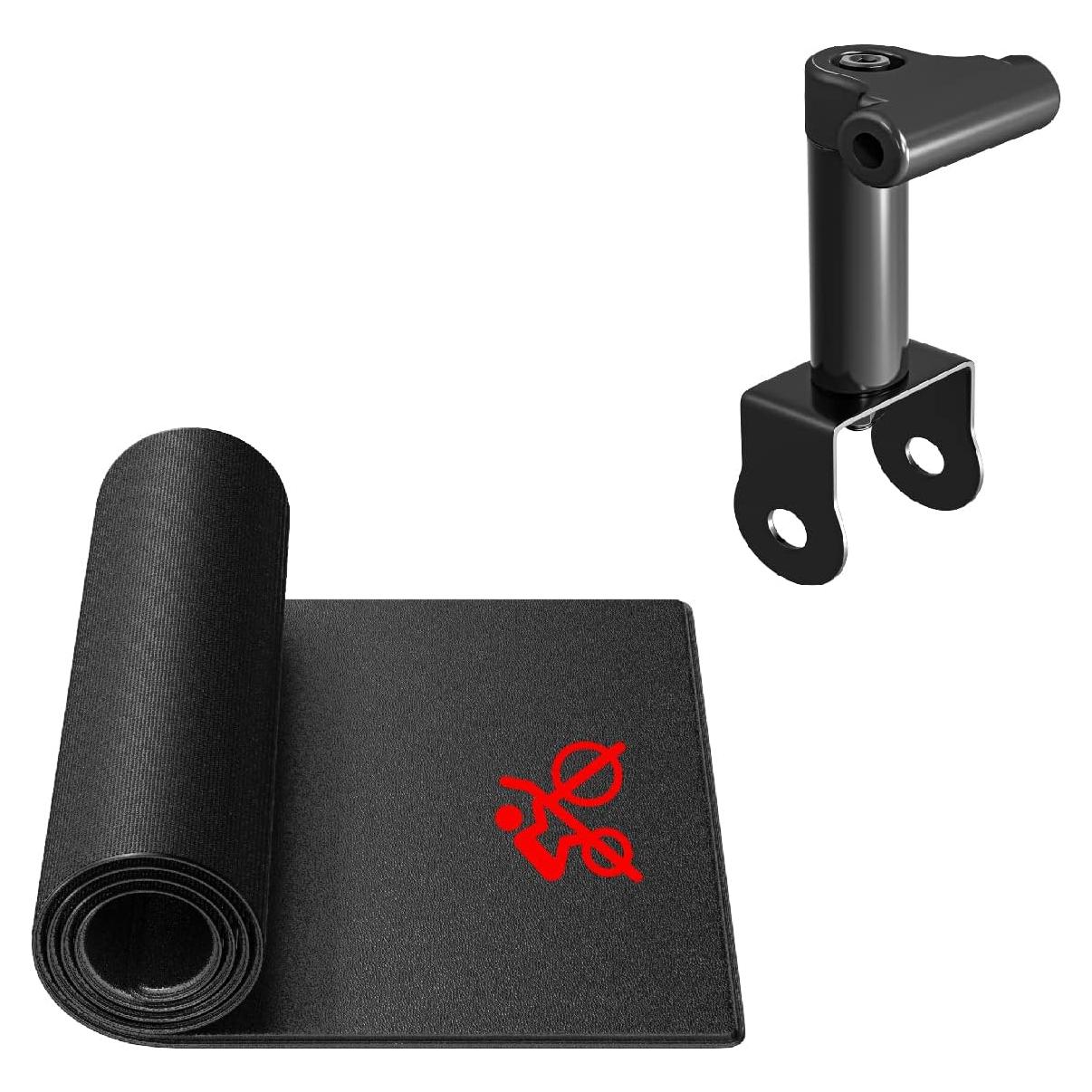 Mat y Pivot Crostice para Bicicleta Peloton - Color Negro
