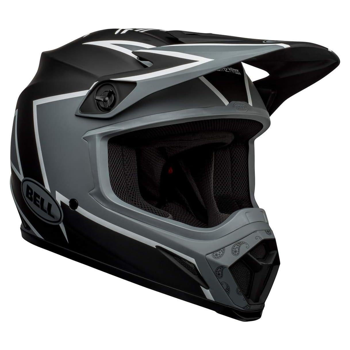 Casco de Motocross BELL MX-9 MIPS Negro Mate 2,22 kg