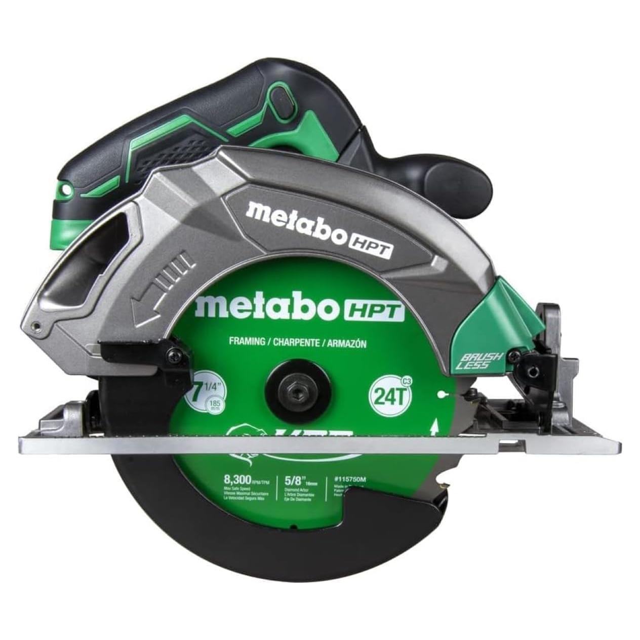 Sierra Circular Inalámbrica Metabo HPT 18V 7-1/4" Alto Torque