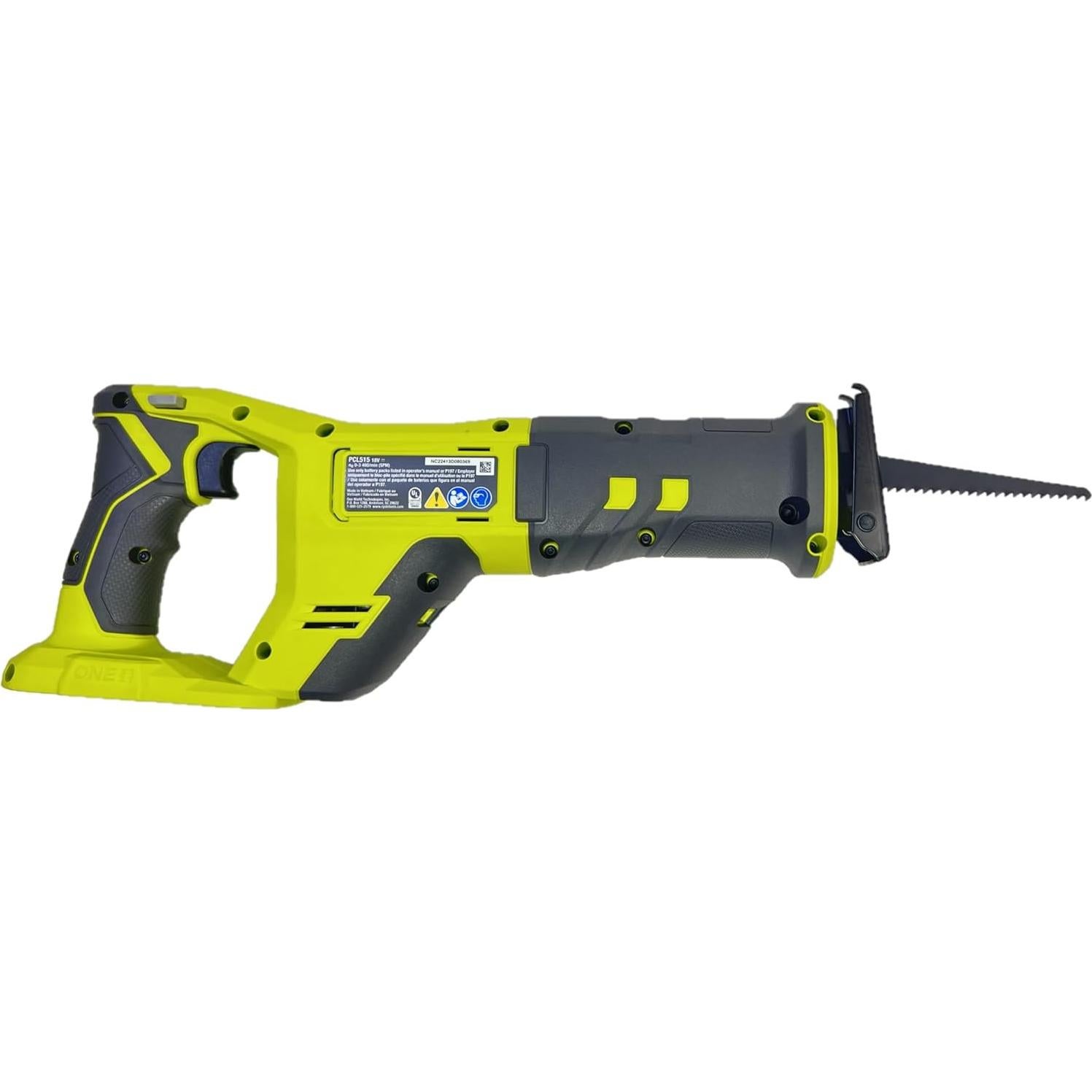 Sierra Recíproca Inalámbrica RYOBI 18V PCL515B - 145 Cortes