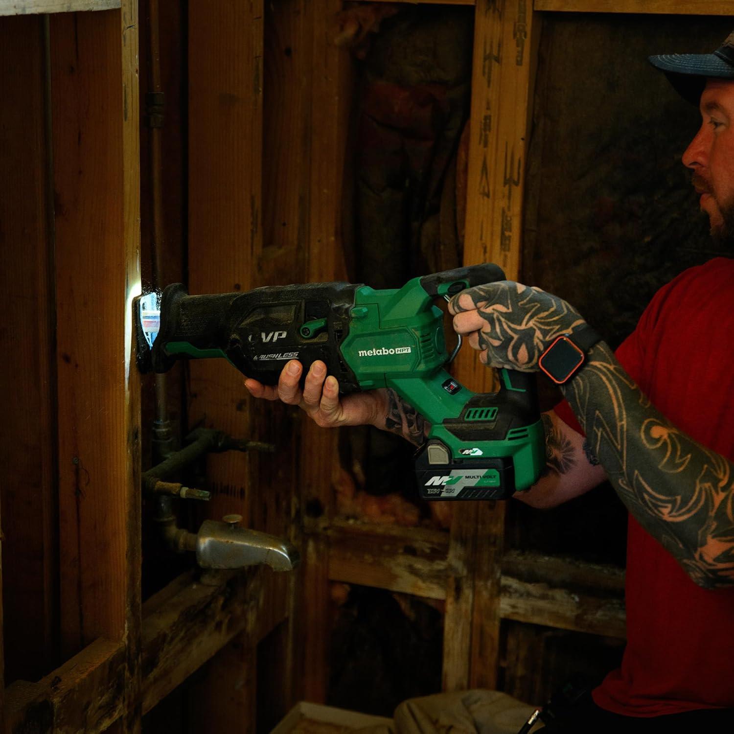 Sierra Recíproca Inalámbrica Metabo HPT 36V CR36DA Kit