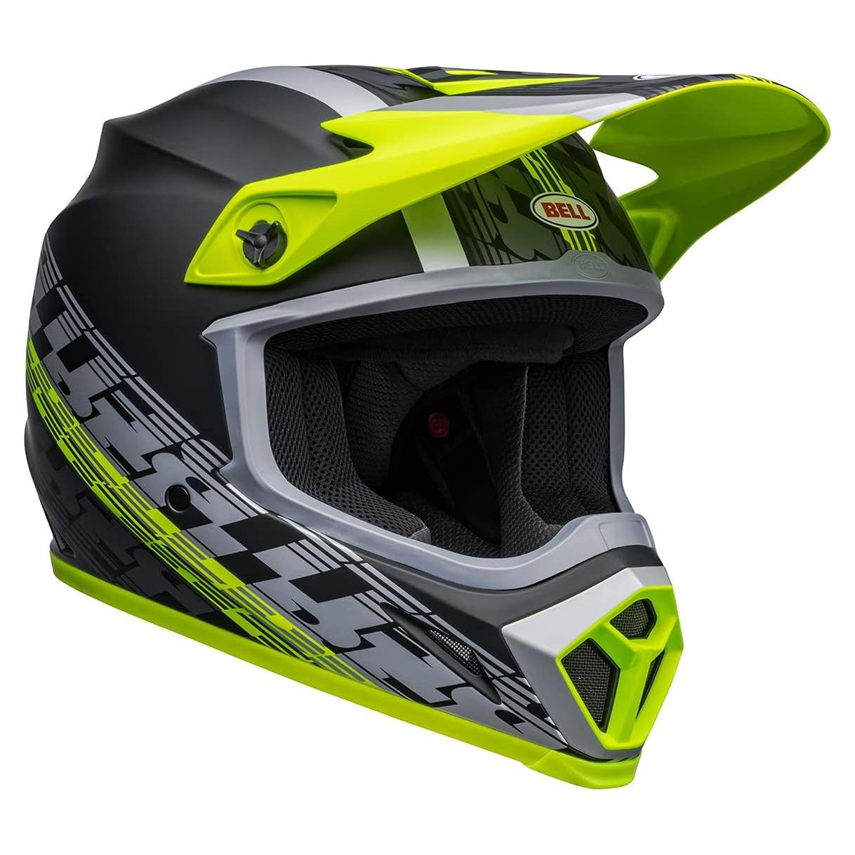 Casco de Motocross BELL MX-9 MIPS Negro Mate Offset
