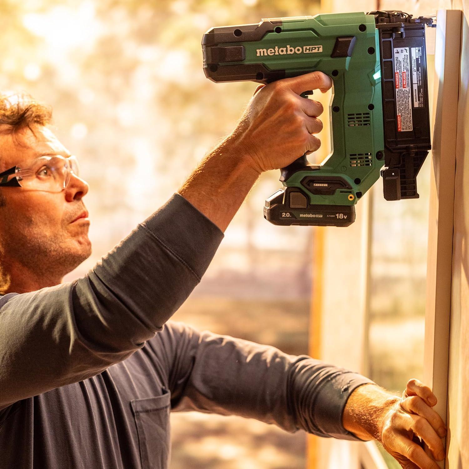 Clavadora de Brad Inalámbrica Metabo HPT 18V 18GA 700 Clavos