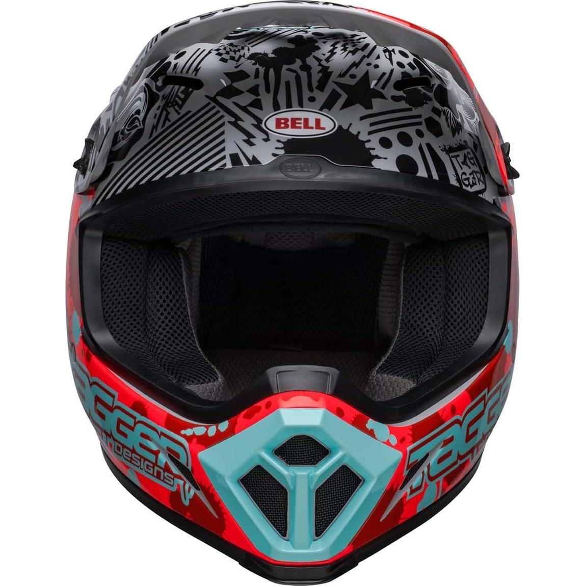 Casco BELL MX-9 MIPS Motocross X-Large Rojo/Gris