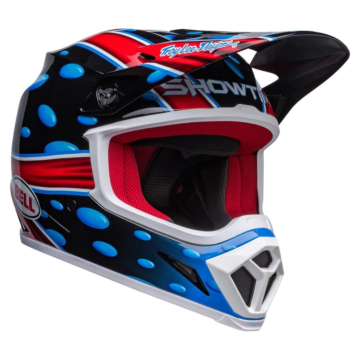 Casco de Motocross BELL MX-9 MIPS Negro/Rojo 2,22 kg