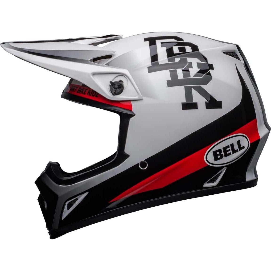 Casco de Motocross BELL MX-9 MIPS Mediano Blanco/Negro