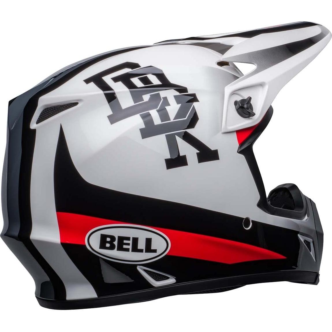 Casco de Motocross BELL MX-9 MIPS Mediano Blanco/Negro