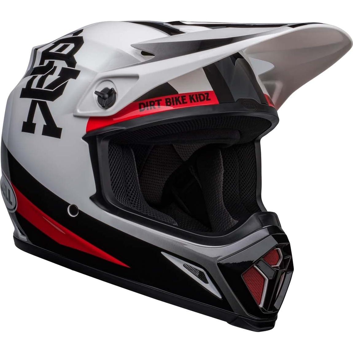 Casco de Motocross BELL MX-9 MIPS Mediano Blanco/Negro