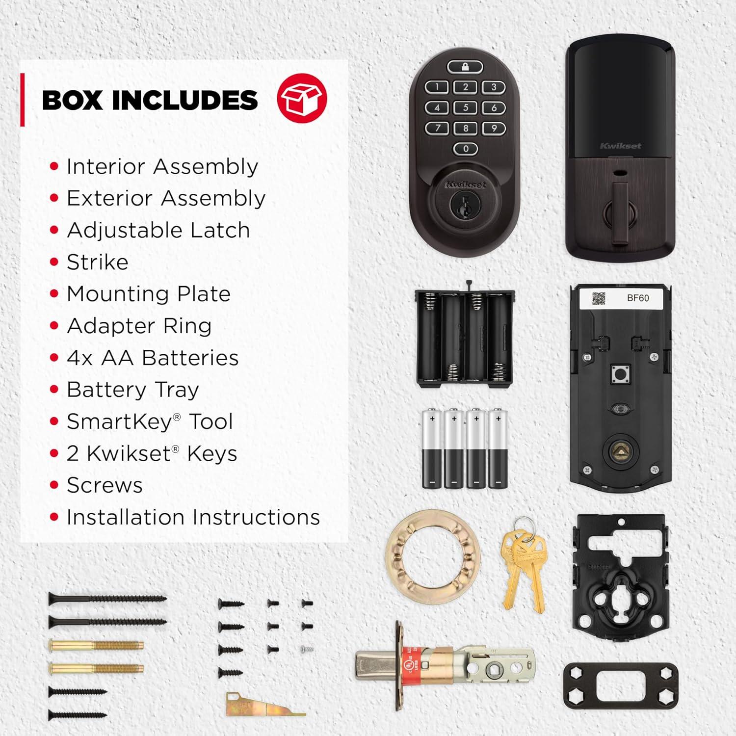 Cerradura Inteligente Kwikset Halo Wi-Fi Teclado Retroiluminado