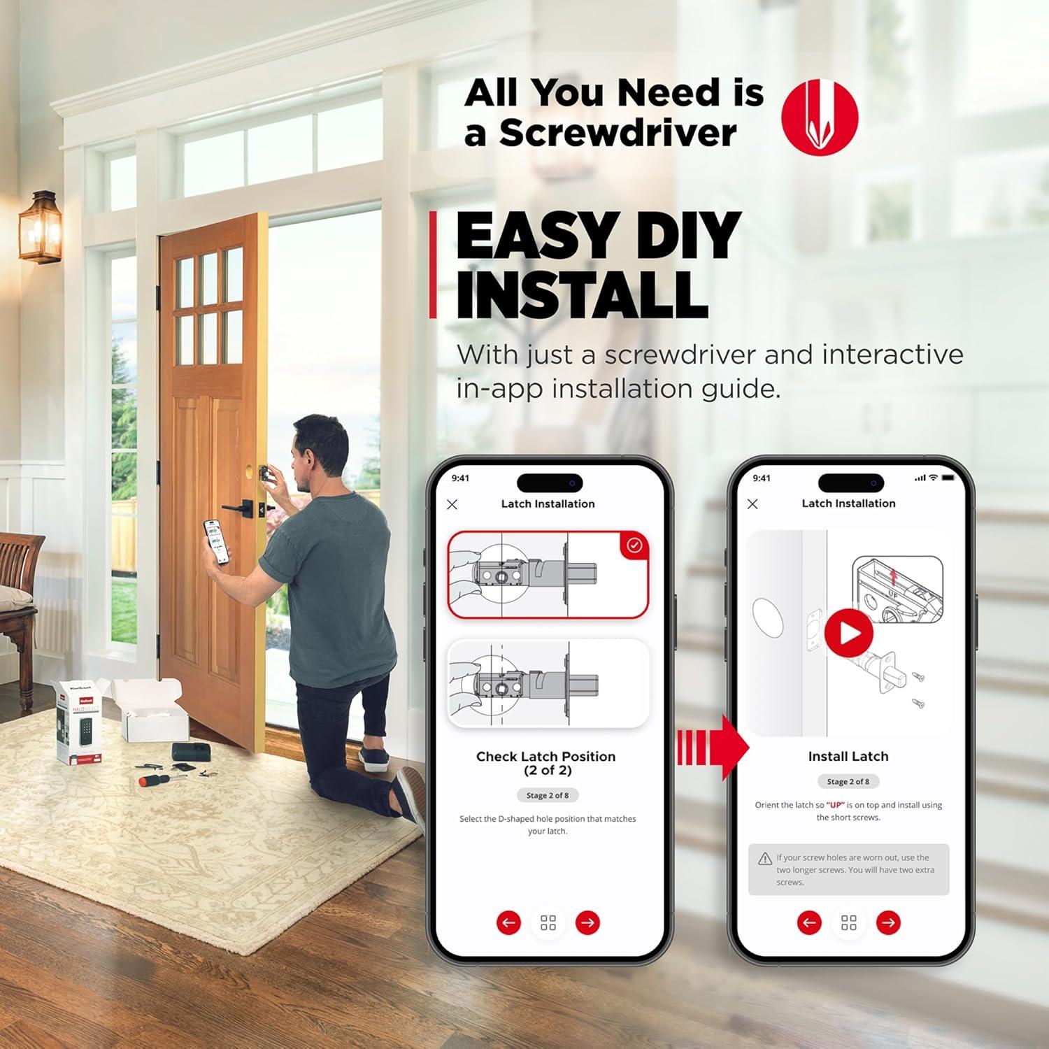 Cerradura Inteligente Kwikset Halo Select Wi-Fi Negro Mate