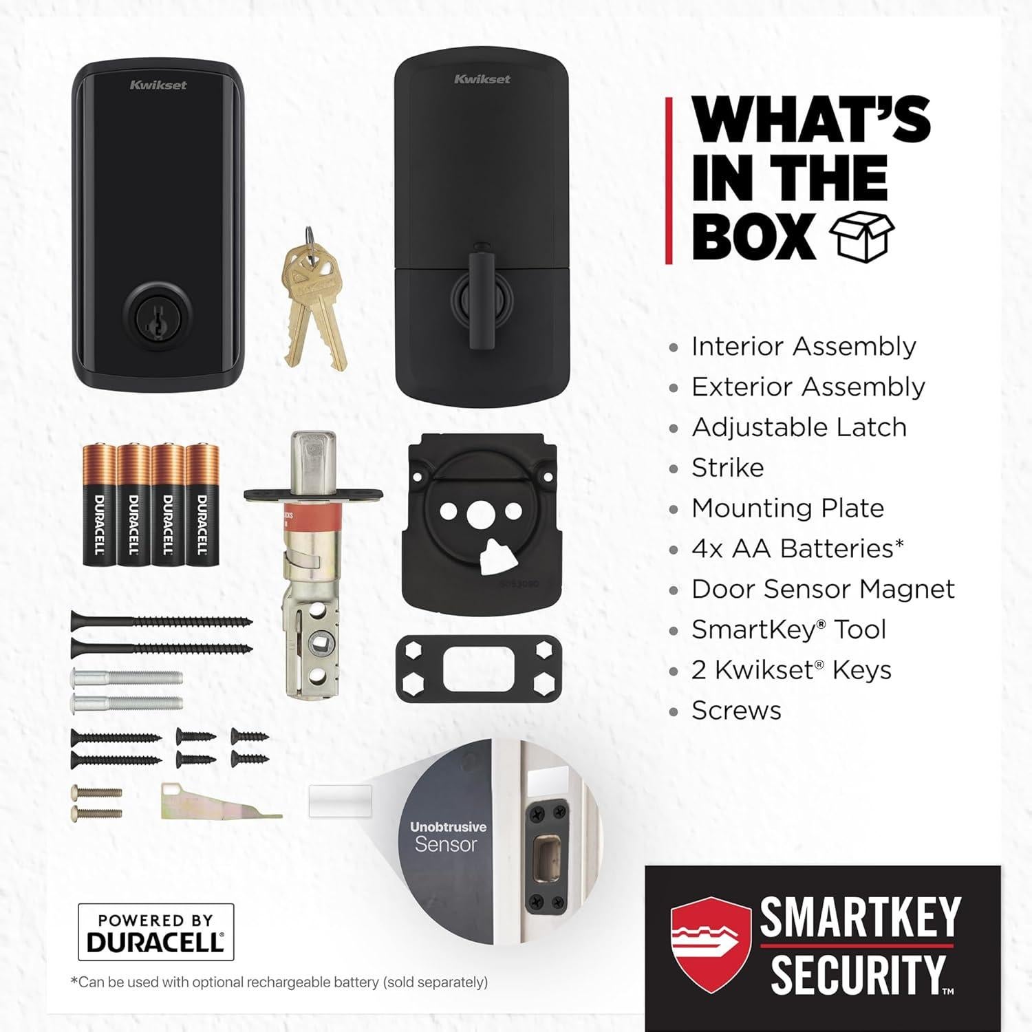 Cerradura Inteligente Kwikset Halo Select Wi-Fi Negro Mate