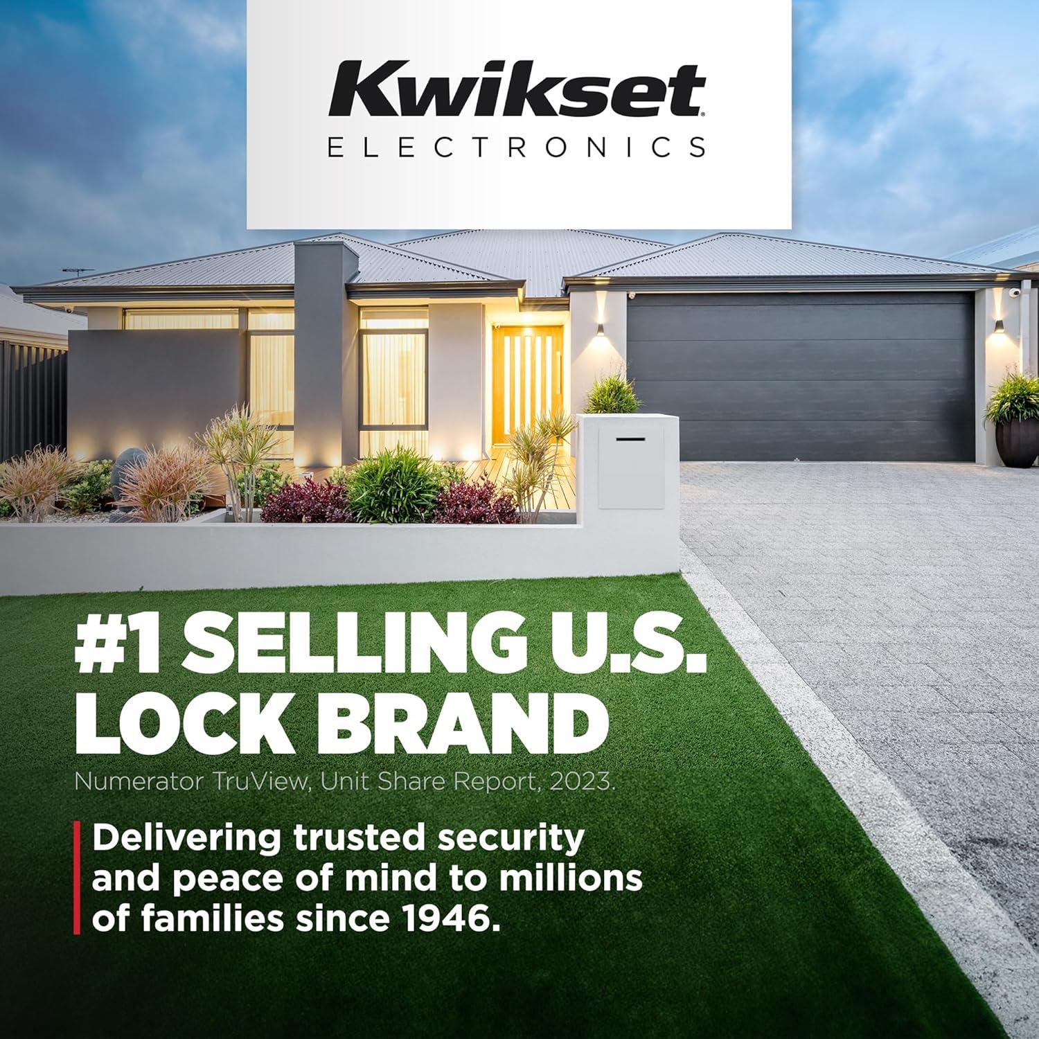 Cerradura Inteligente Kwikset Halo Select Wi-Fi Negro Mate