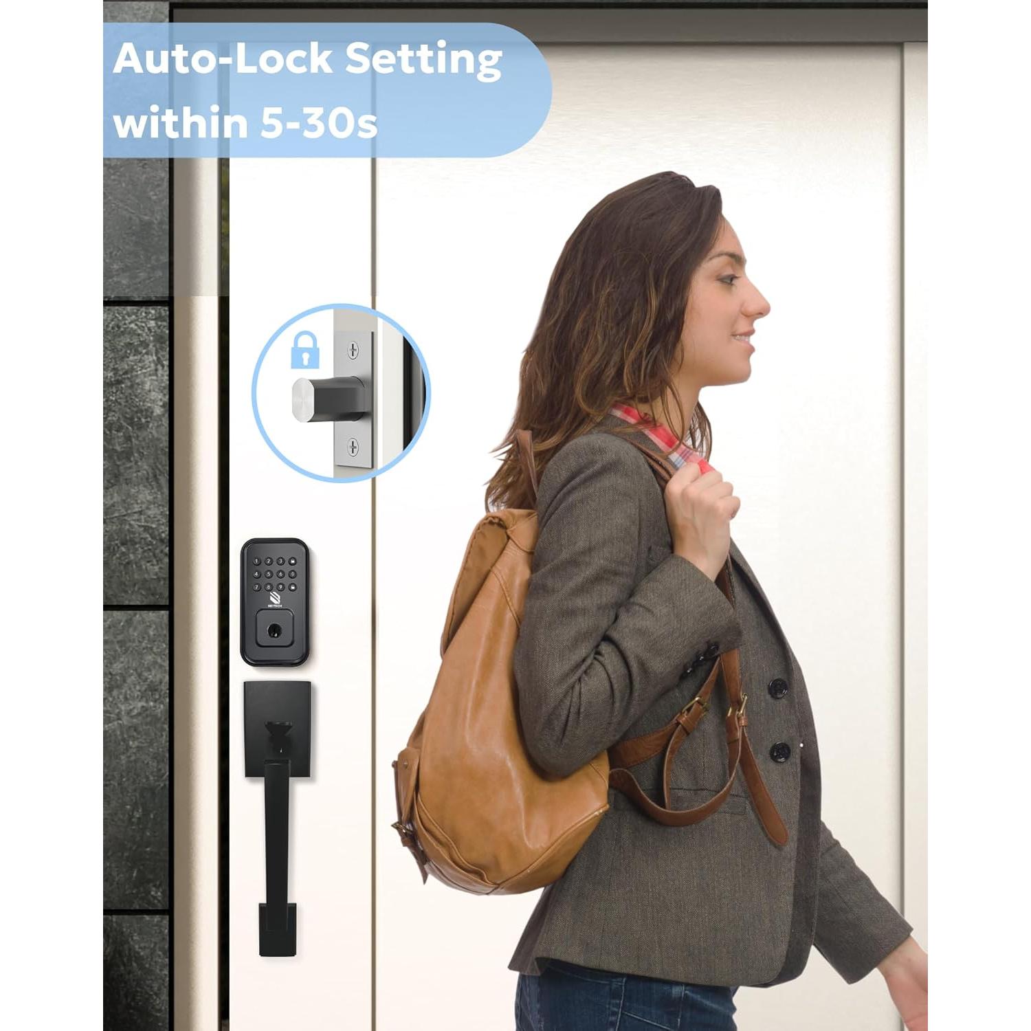 Cerradura Digital Inteligente BE-TECH con Teclado y 2 Llaves