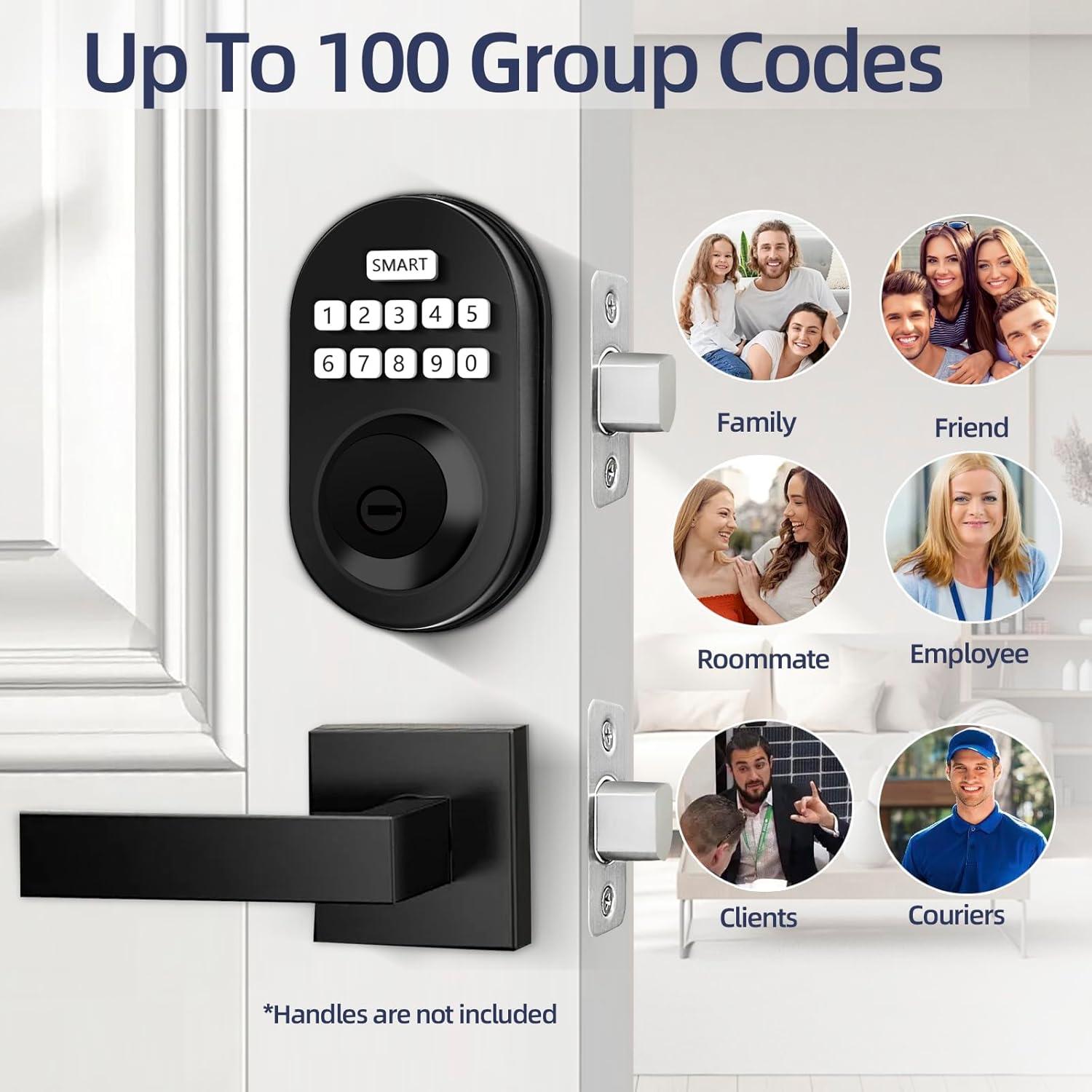 Cerradura Electrónica Sin Llave MINIA con Teclado - Seguridad Hogar