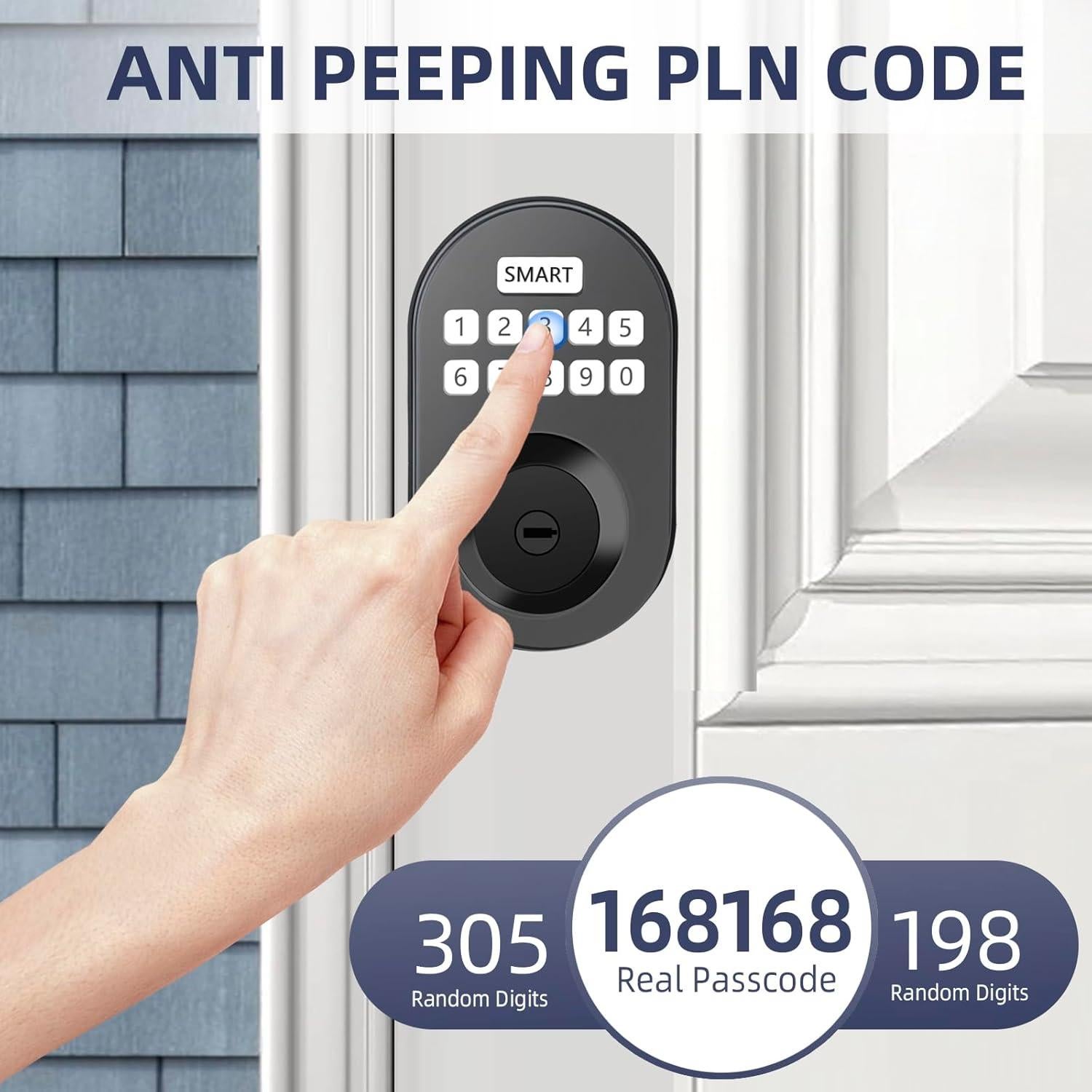 Cerradura Electrónica Sin Llave MINIA con Teclado - Seguridad Hogar