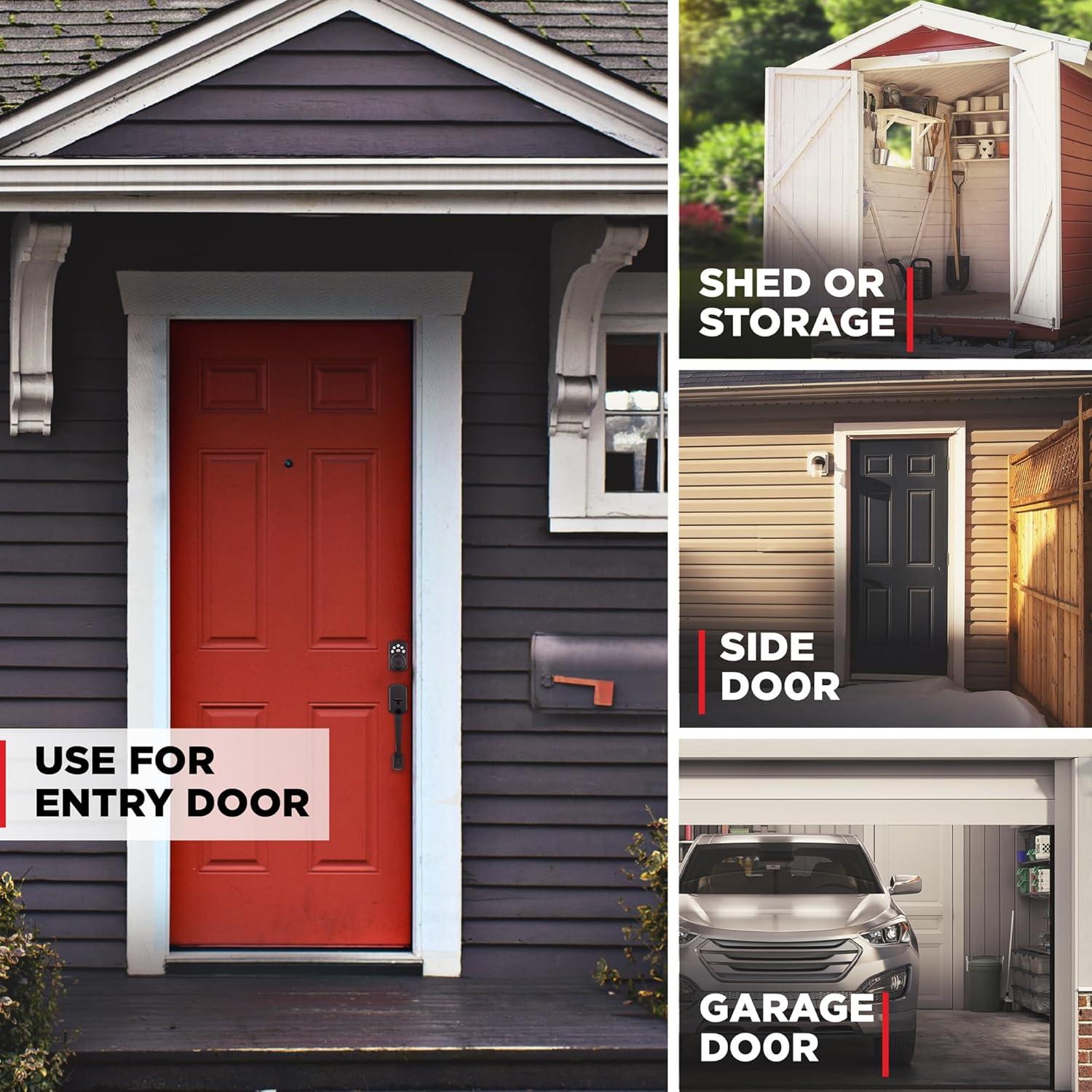 Cerradura Electrónica Kwikset Powerbolt 240 Bronce Veneciano