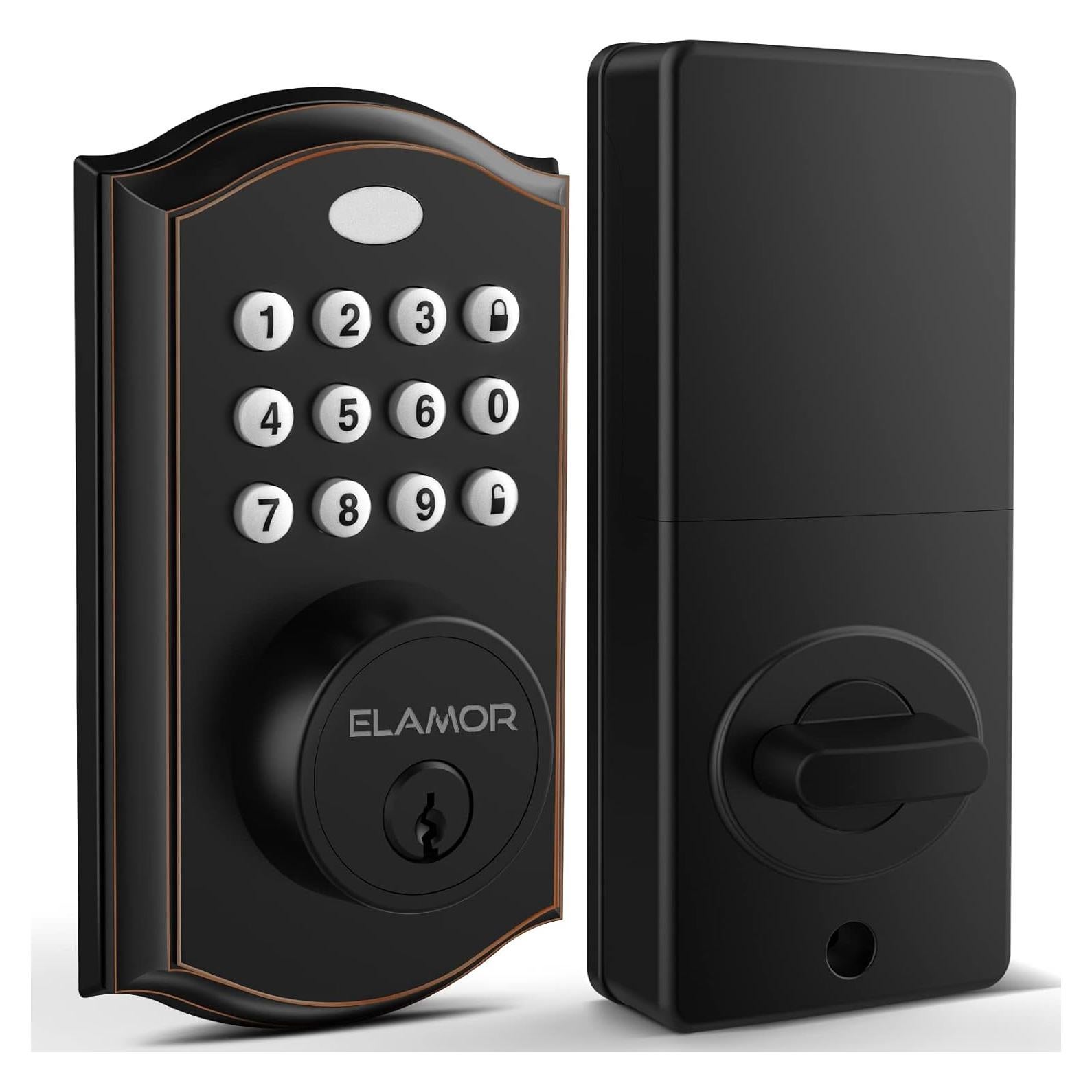 Cerradura Electrónica Sin Llave ELAMOR M19 ORB - Impermeable