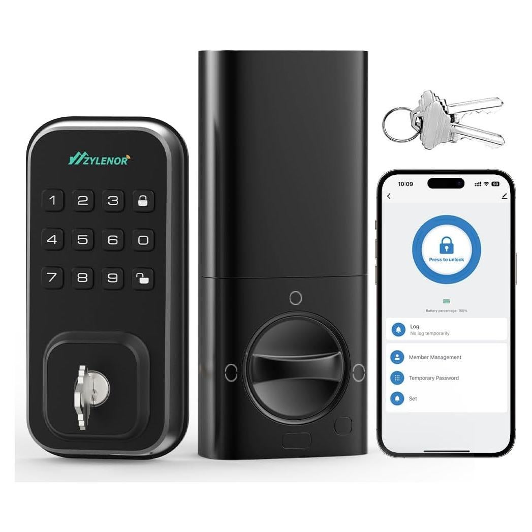 Cerradura Inteligente Zylenor con Teclado Digital y WiFi