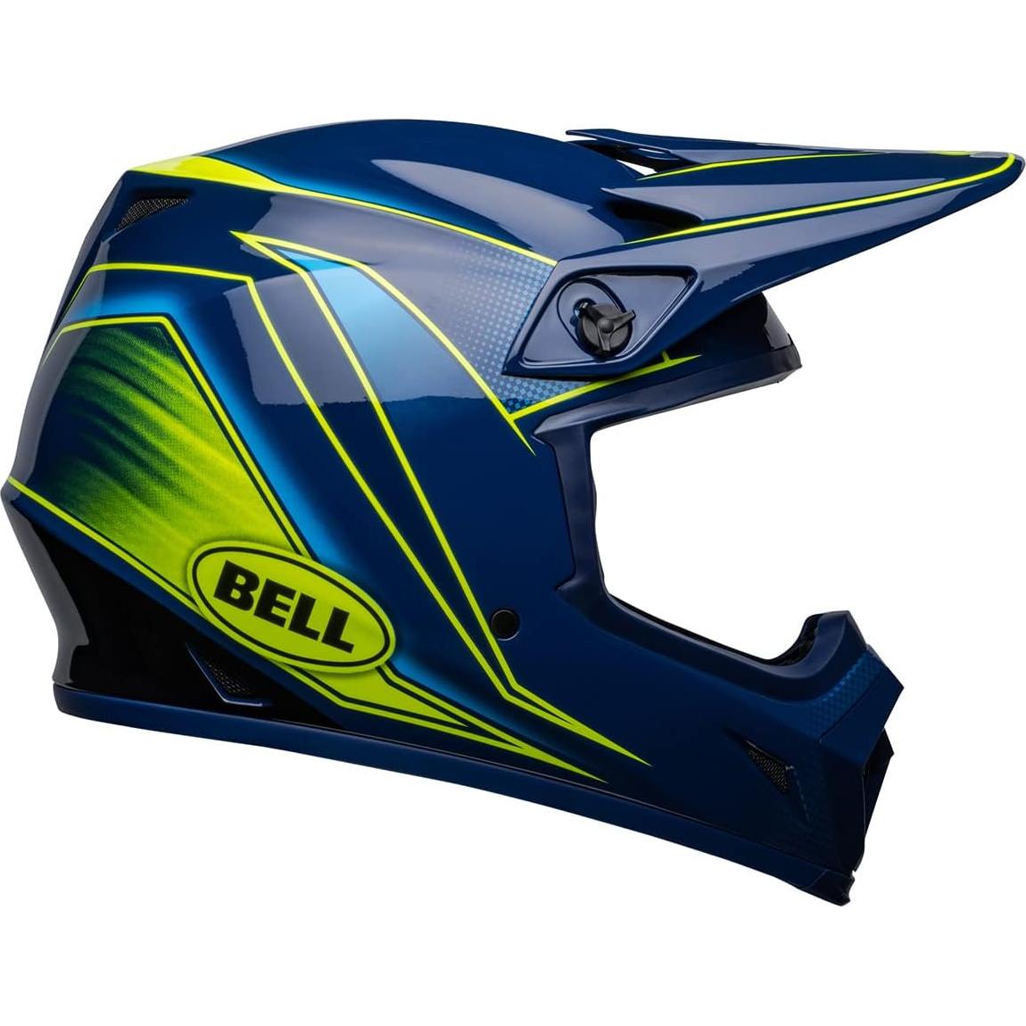 Casco de Motocross BELL MX-9 MIPS Grande Zona Gloss Navy