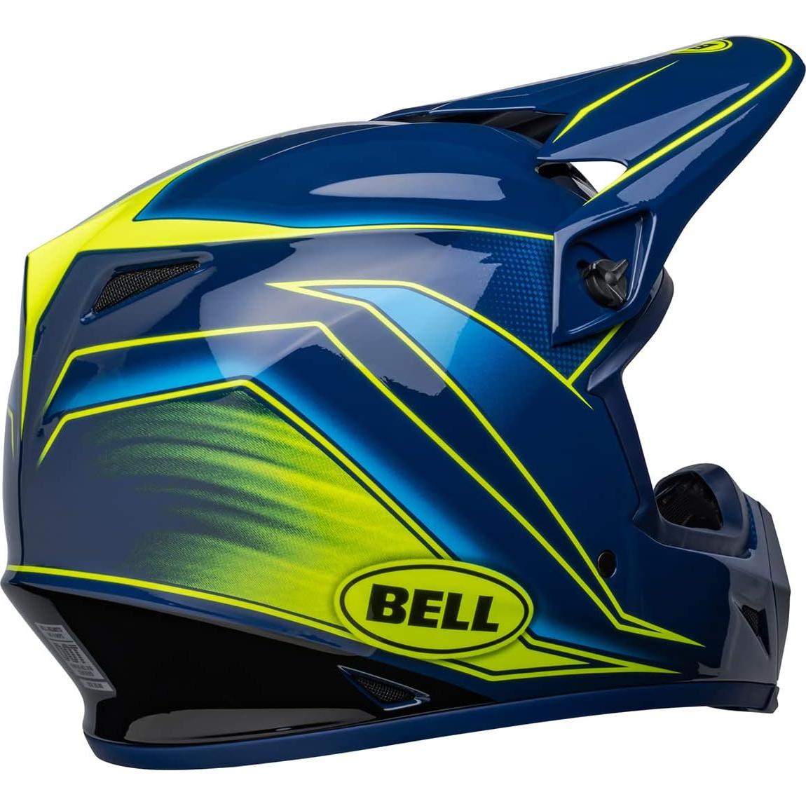 Casco de Motocross BELL MX-9 MIPS Grande Zona Gloss Navy