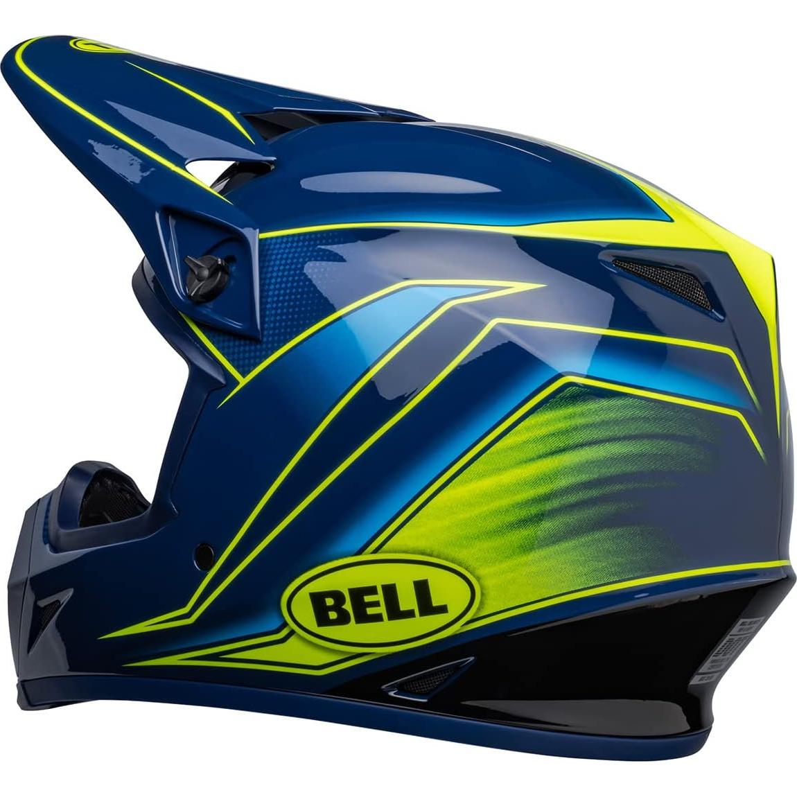 Casco de Motocross BELL MX-9 MIPS Grande Zona Gloss Navy