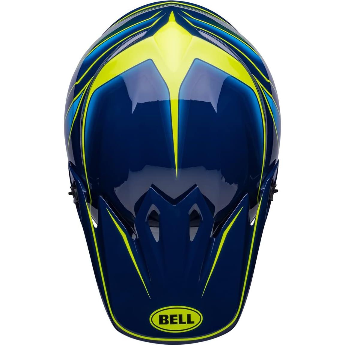 Casco de Motocross BELL MX-9 MIPS Grande Zona Gloss Navy