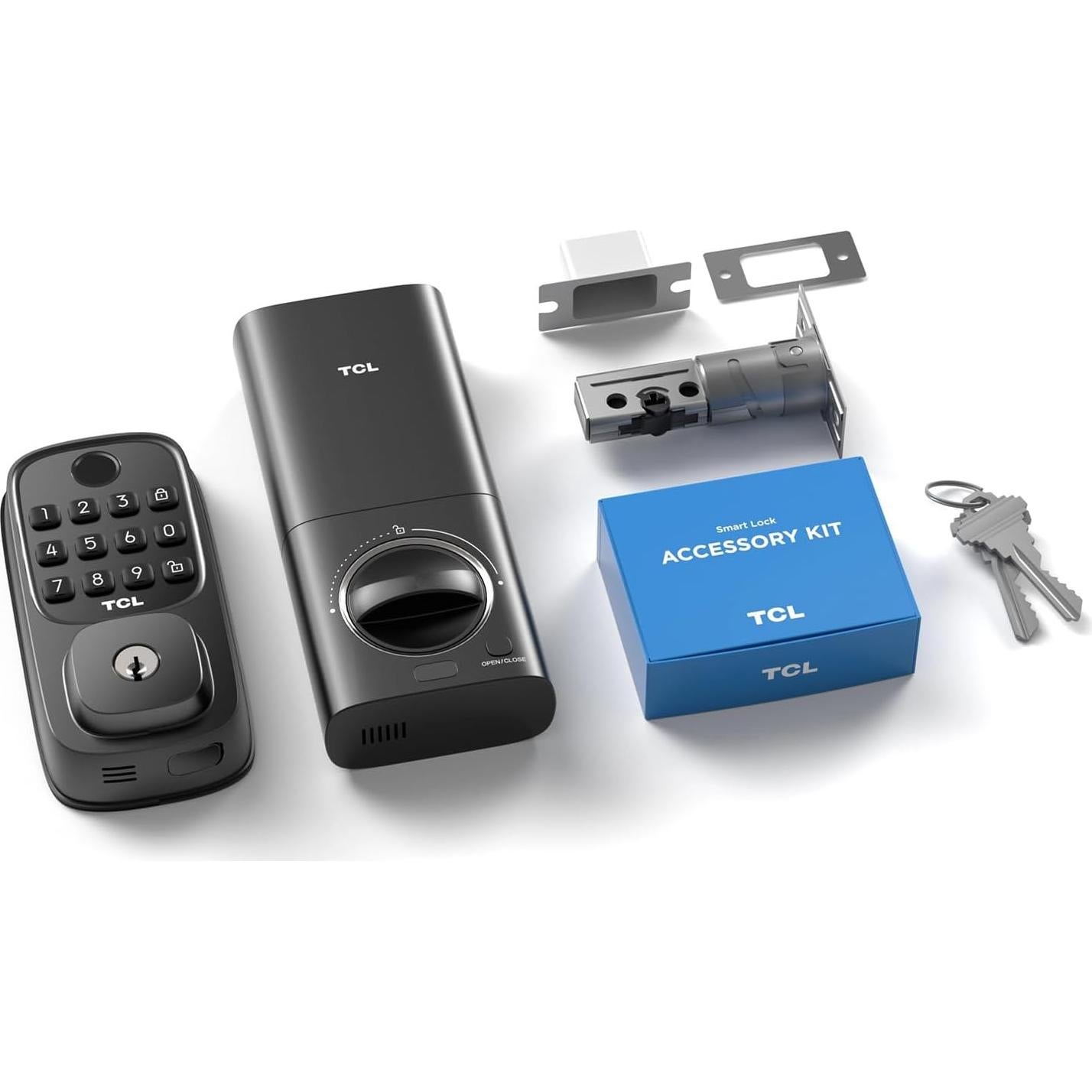 Cerradura Inteligente TCL D1 con Huella Digital y WiFi - Negro