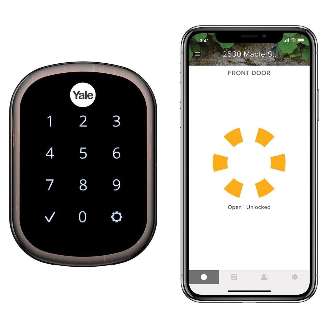 Cerradura Inteligente Yale Assure Lock SL Wi-Fi Bronce Aceitado