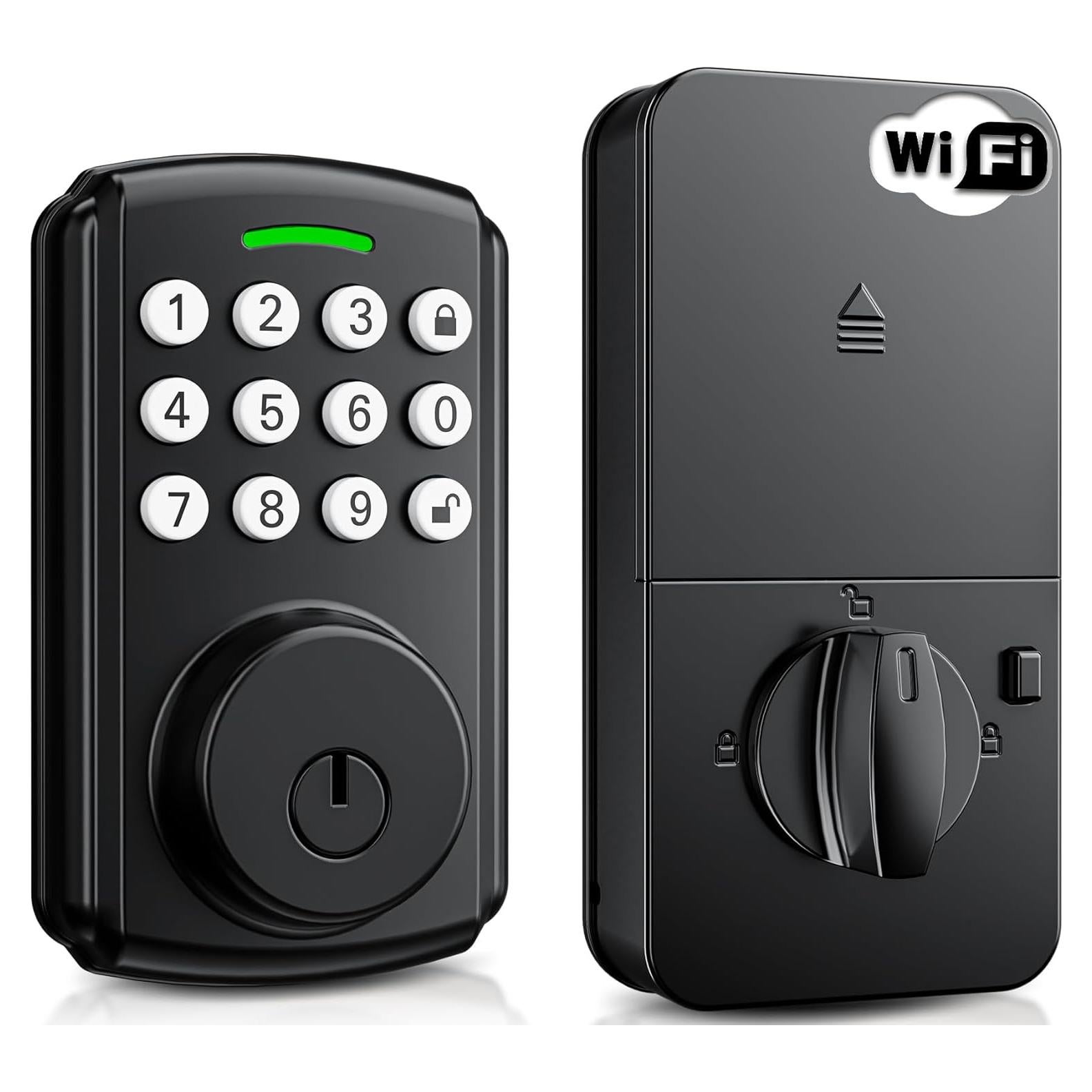 Cerradura Inteligente Hutehoute Wi-Fi Control Remoto IP65