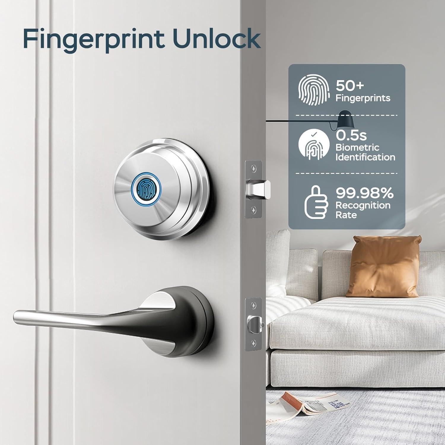 Cerradura Inteligente Schloß RD-S con Huella Dactilar y App