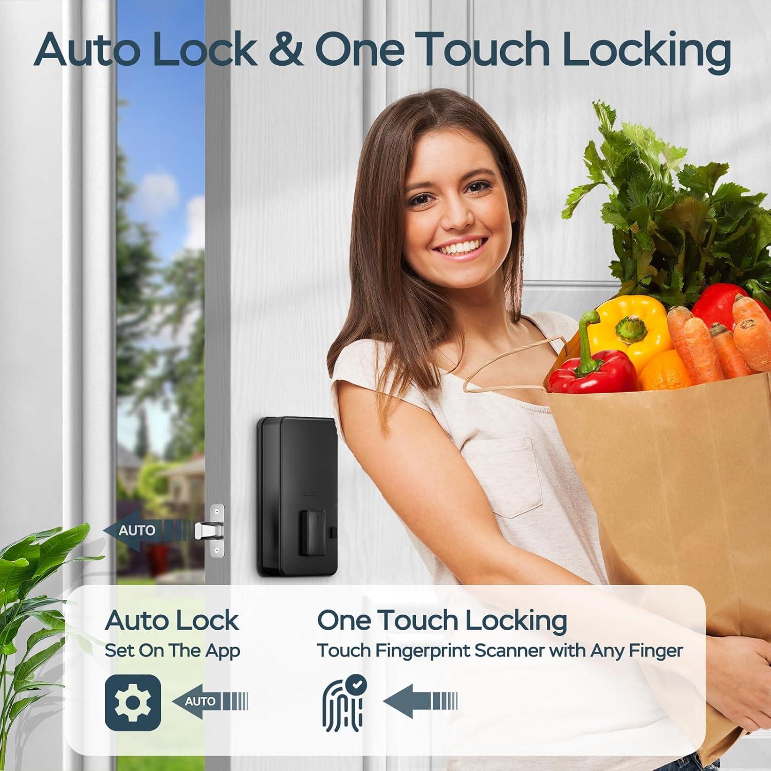 Cerradura Inteligente Schloß RD-S con Huella Dactilar y App