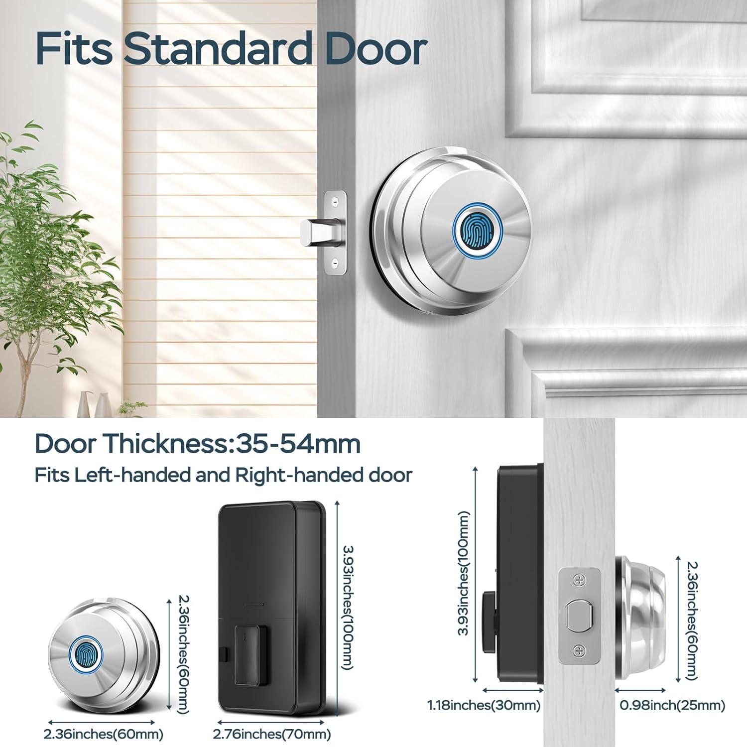 Cerradura Inteligente Schloß RD-S con Huella Dactilar y App