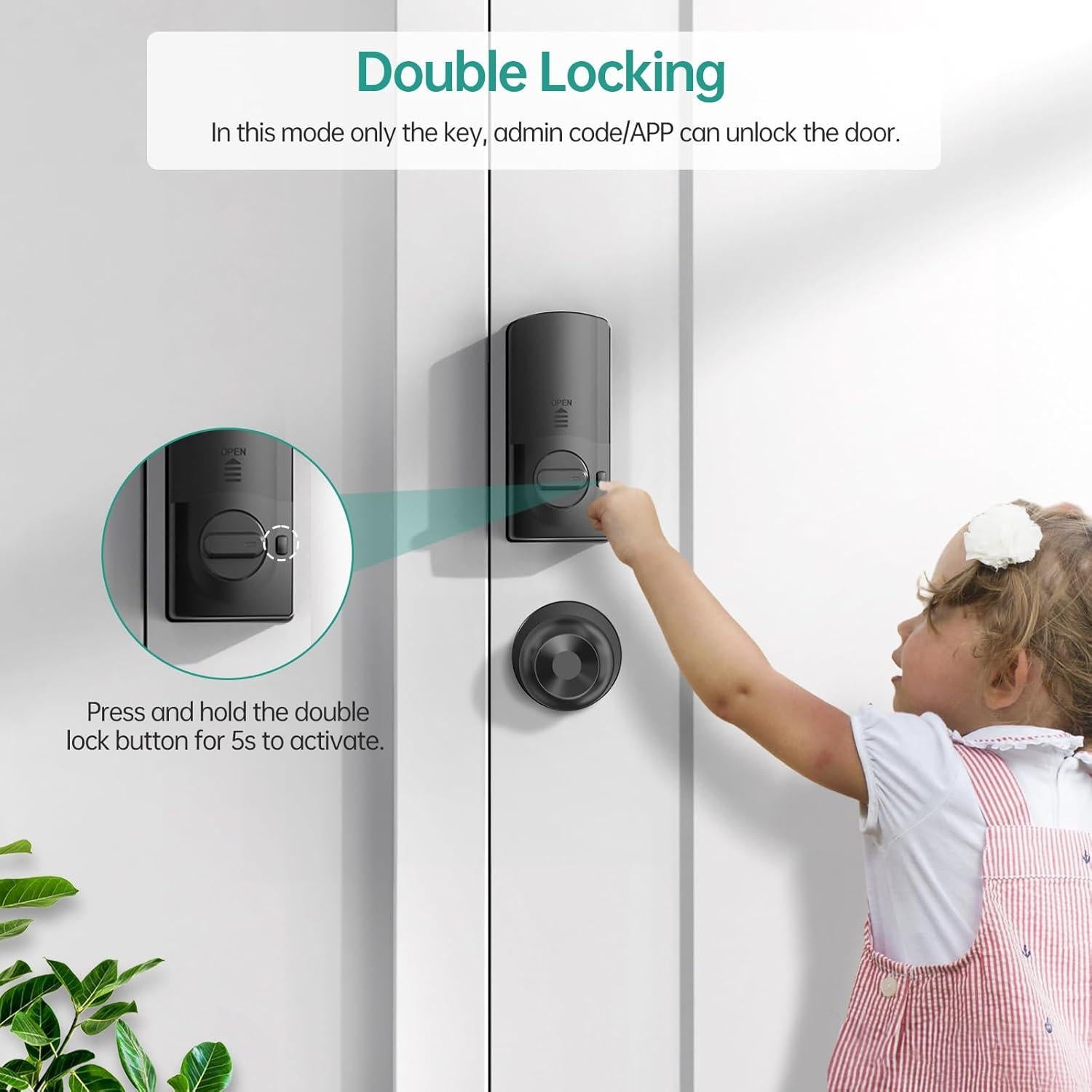 Cerradura Electrónica Inteligente Hornbill A5 con Bluetooth y Huella Dactilar