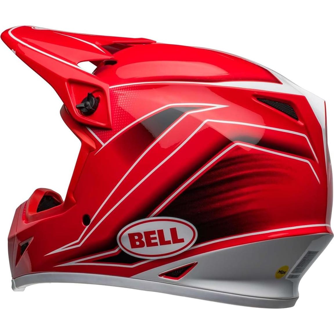 Casco de Motocross BELL MX-9 MIPS Rojo Brillante XX-Large